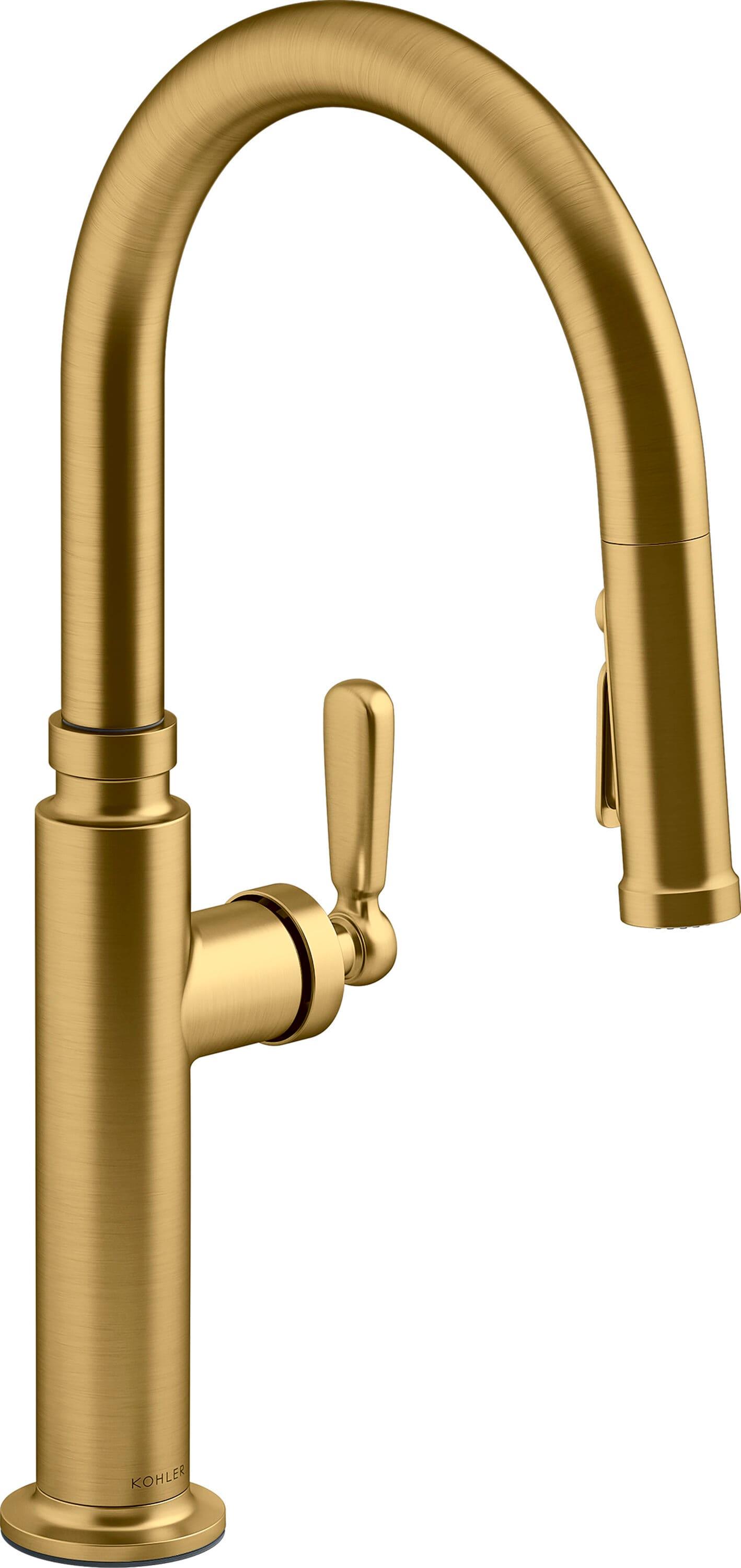 Edalyn by Studio McGee Pull-Down Kitchen Sink Faucet with Three-Function Sprayhead