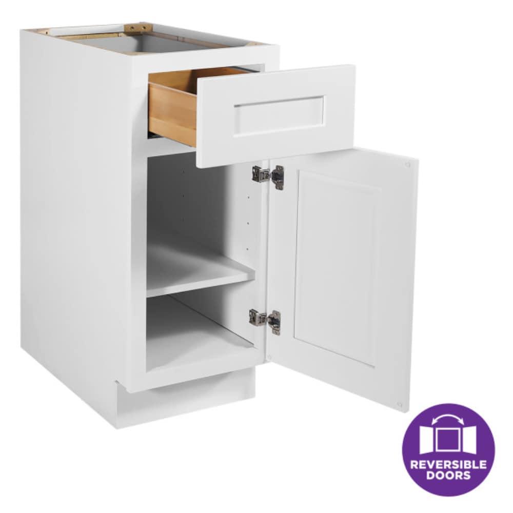 Design House Brookings Fully Assembled Shaker Style Base Kitchen Cabinet B18 18x34.5x24 White | Wayfair