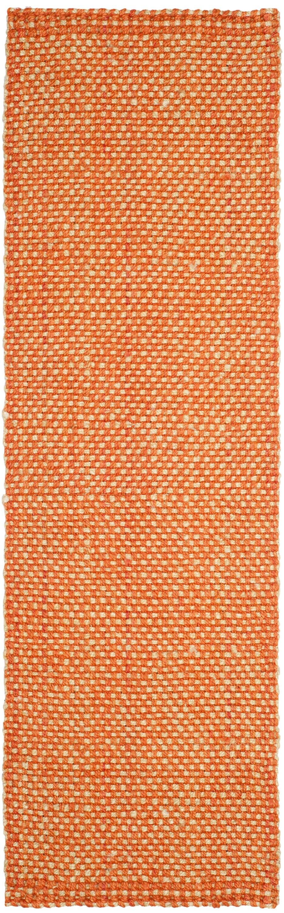 Natural Fiber NF262 Hand Woven Indoor Runner Rug - Rust/Natural - 2'3"x8' - Safavieh.