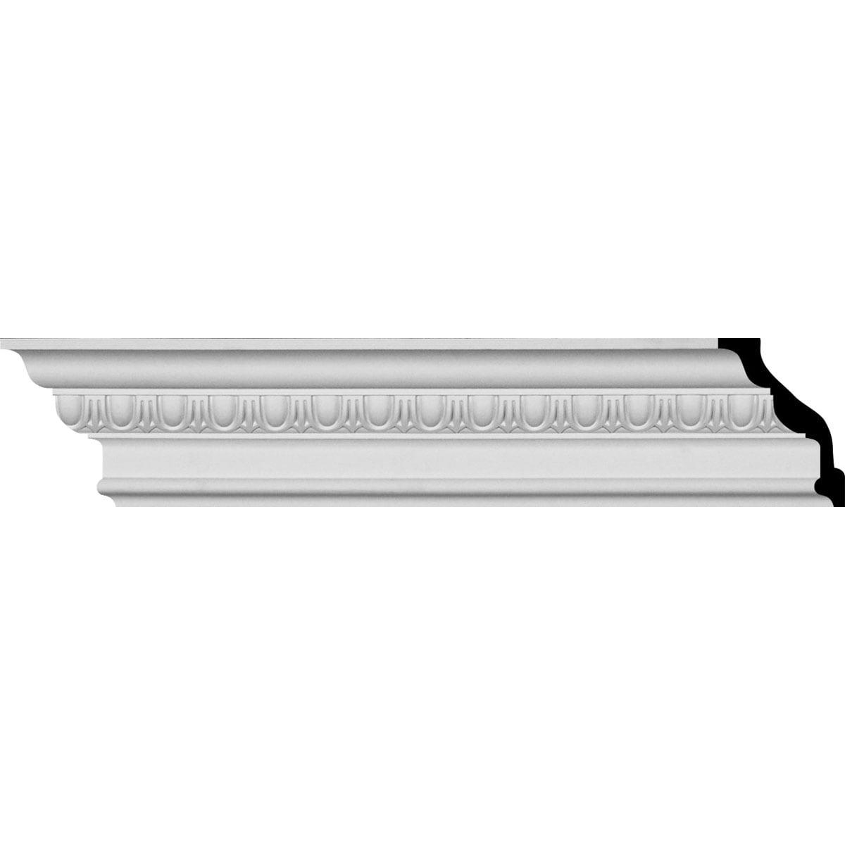 5 1/8"H x 3"P x 5 7/8"F x 94 1/2"L Egg & Dart Crown Moulding