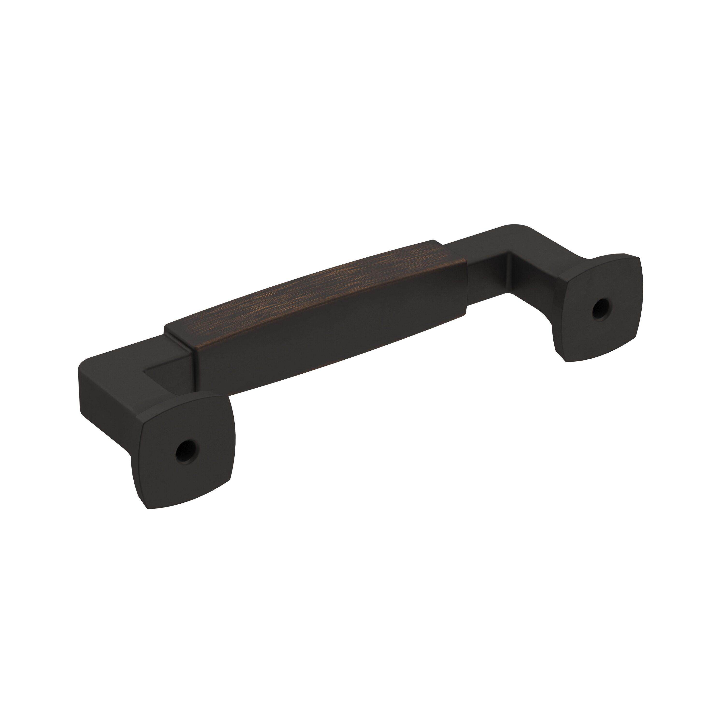 Amerock Stature 3-3/4 inch (96mm) Center-to-Center Oil-Rubbed Bronze Cabinet Pull