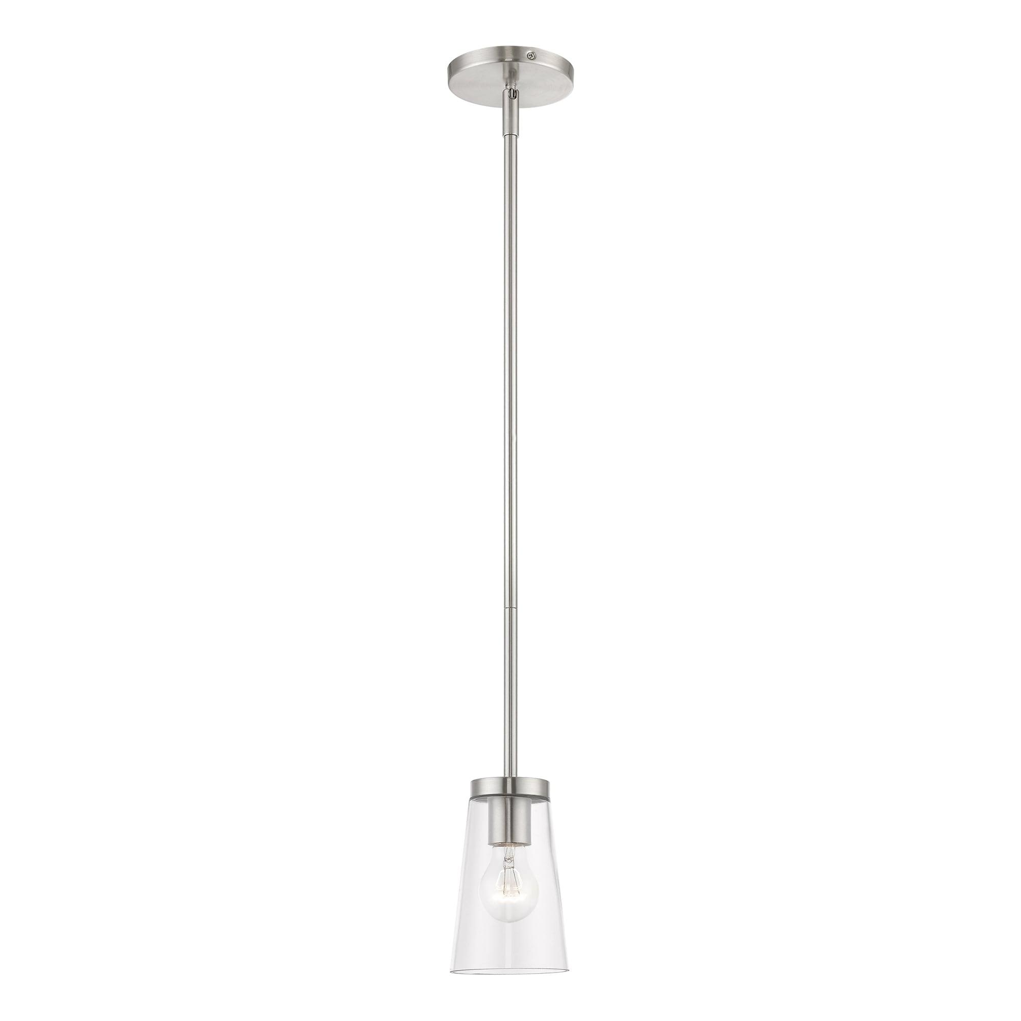 Livex Lighting Cityview 1 - Light Pendant in  Brushed Nickel