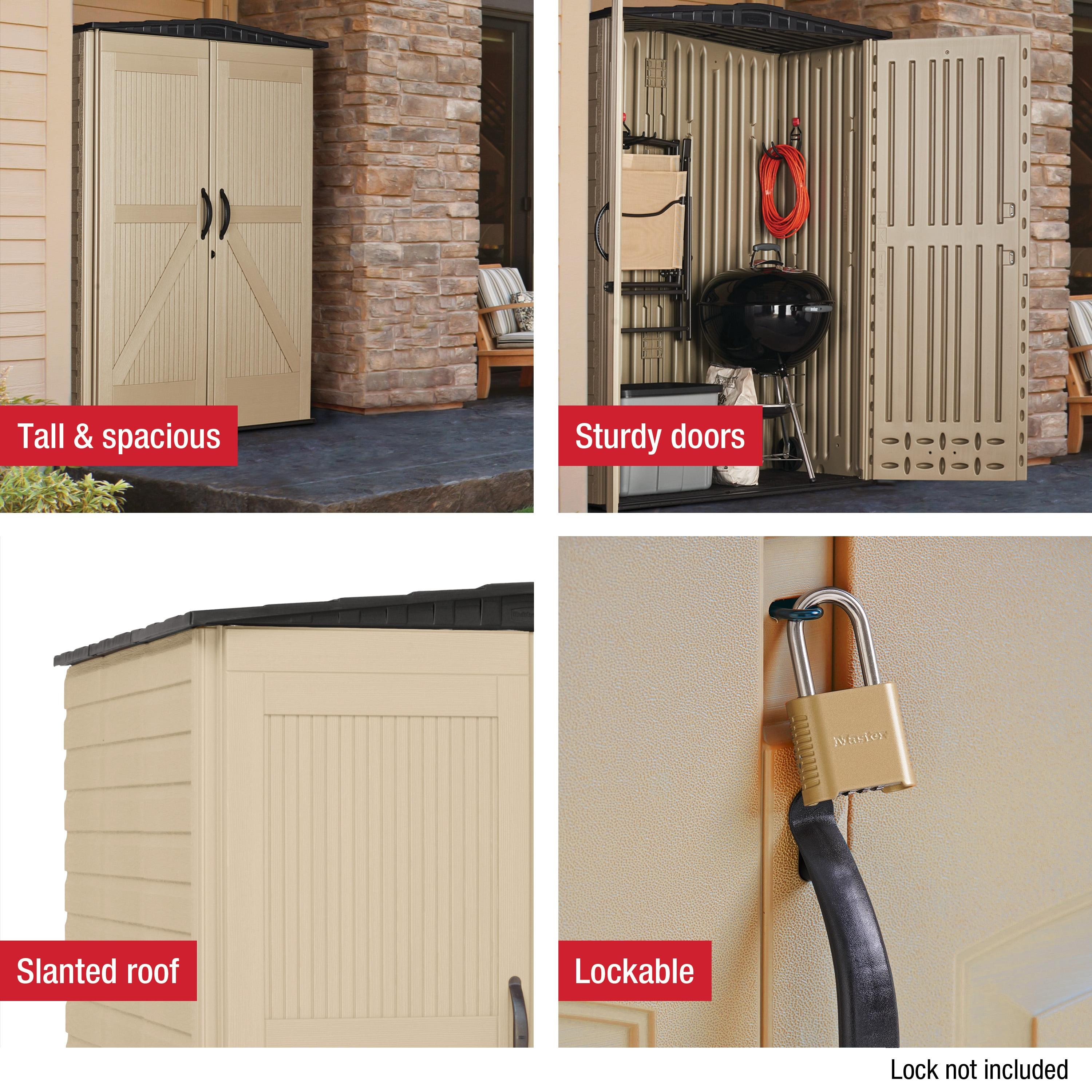 Rubbermaid Rubbermaid Roughneck Vertical Storage Shed, Medium