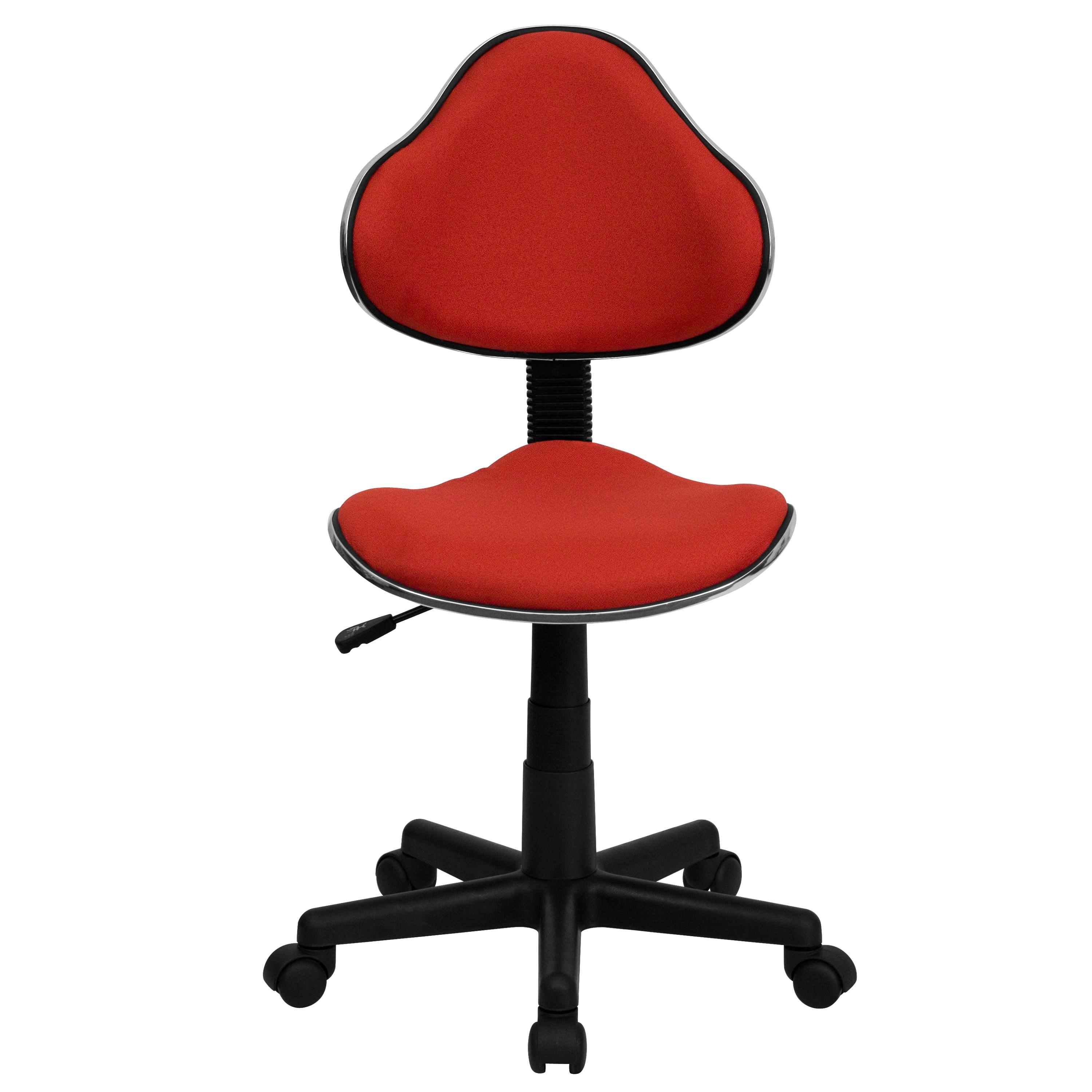 Flash Furniture Whitney Red Fabric Swivel Ergonomic Task Office Chair