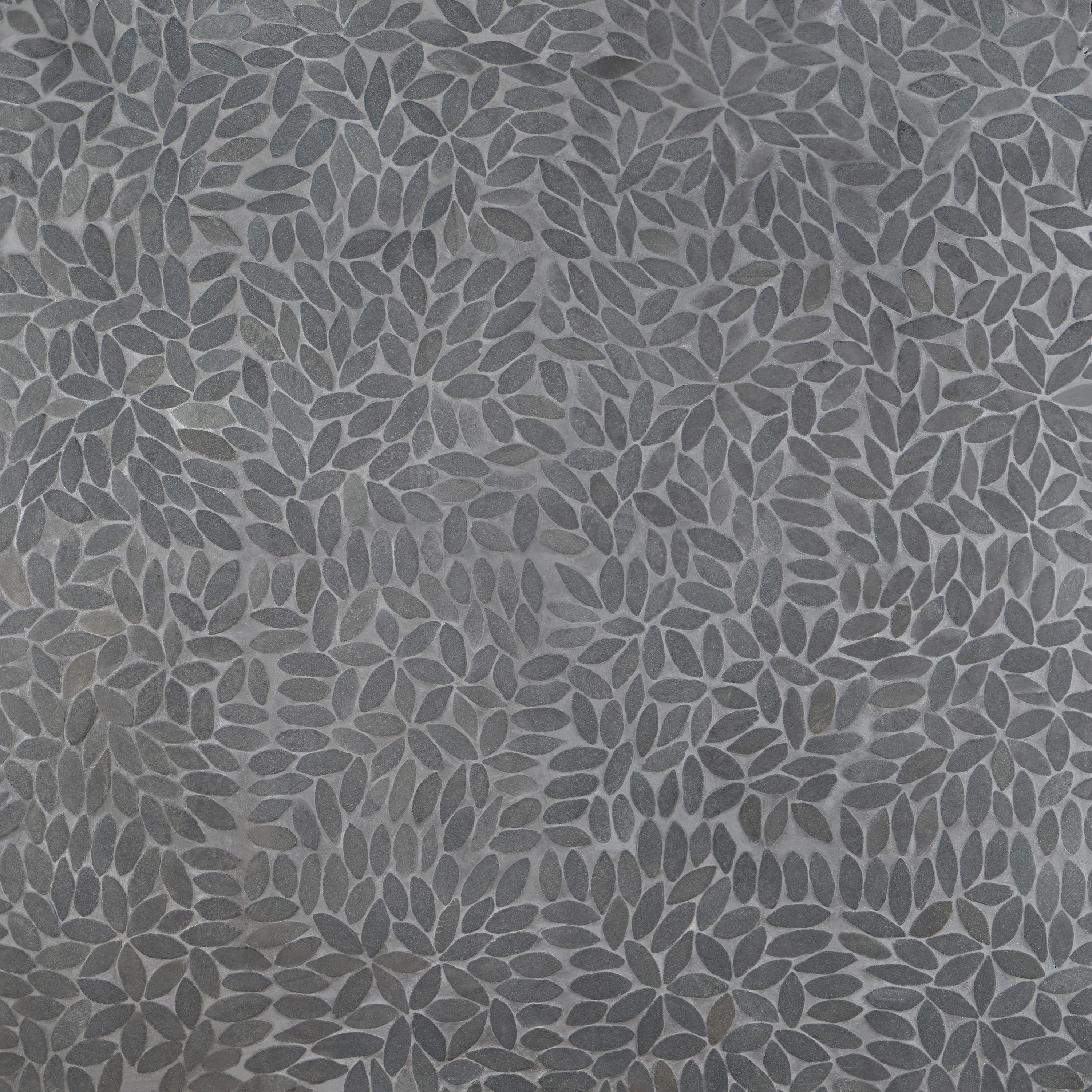 Picturesque Flower 11.81 in. x 11.81 in. Natural Stone Floor and Wall Mosaic Tile (0.97 Sq. Ft. / Each)