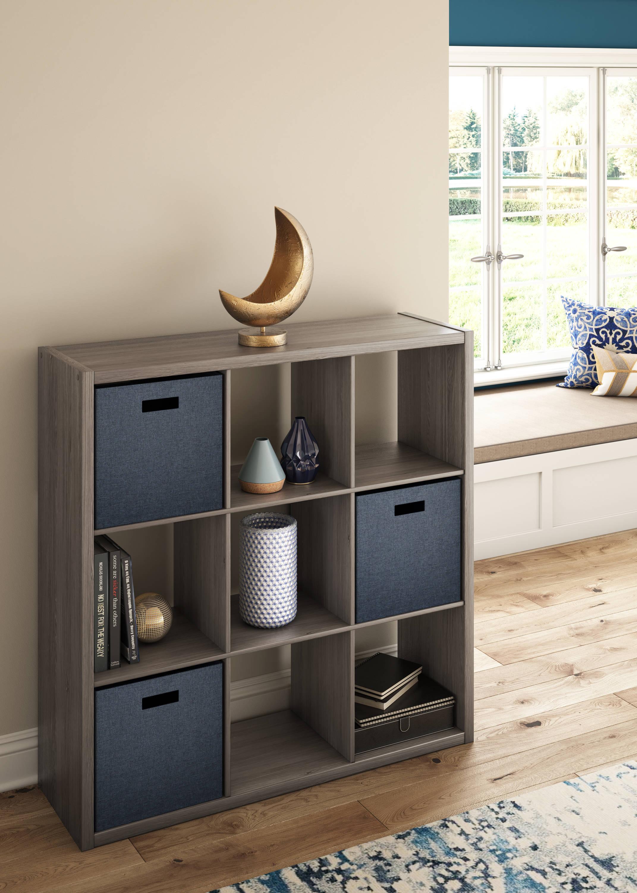 43.98" H x 43.82" W Decorative Cube Bookcase
