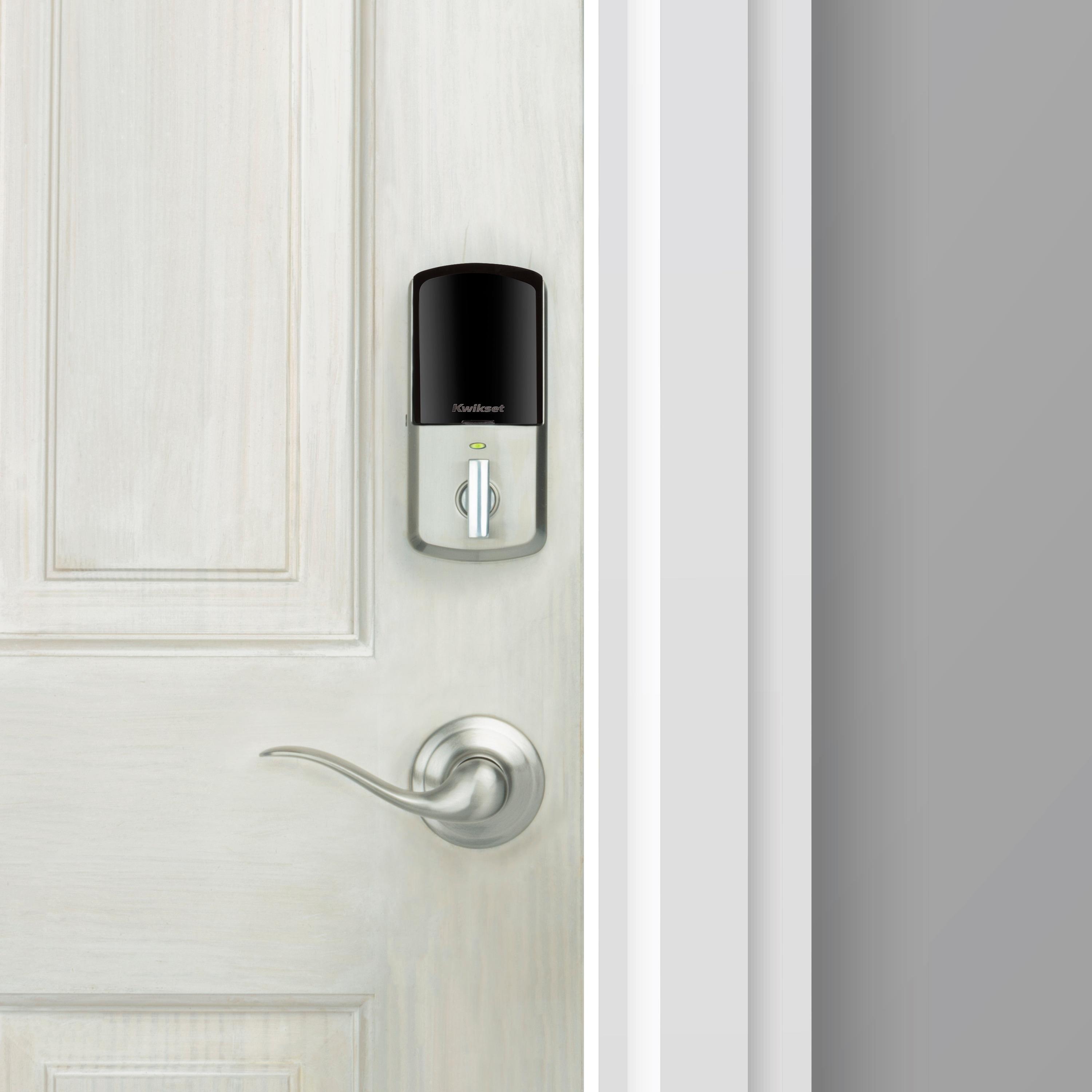 Kwikset Aura Bluetooth Enabled Smart Lock In Satin Nickel, Model # 99420-001
