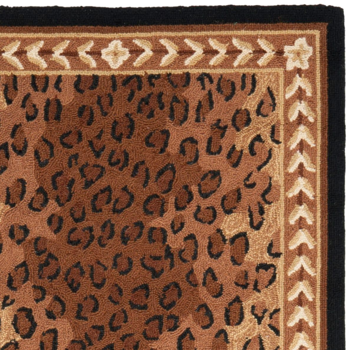 Chelsea HK15 Handmade Runner Rug - 2'6"x20' - Black/Brown - Safavieh