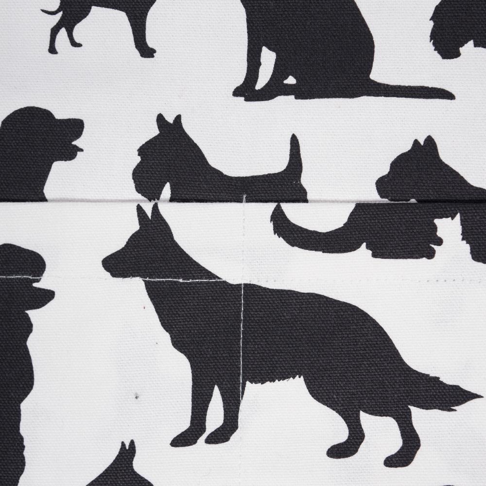 Design Imports  Dog Print Chef Apron, Black/White