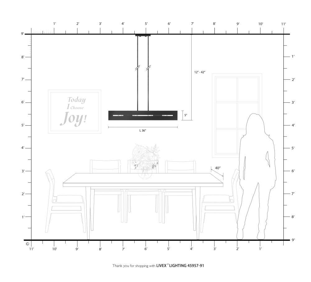 Livex Lighting Soma 4 - Light Chandelier in  Brushed Nickel