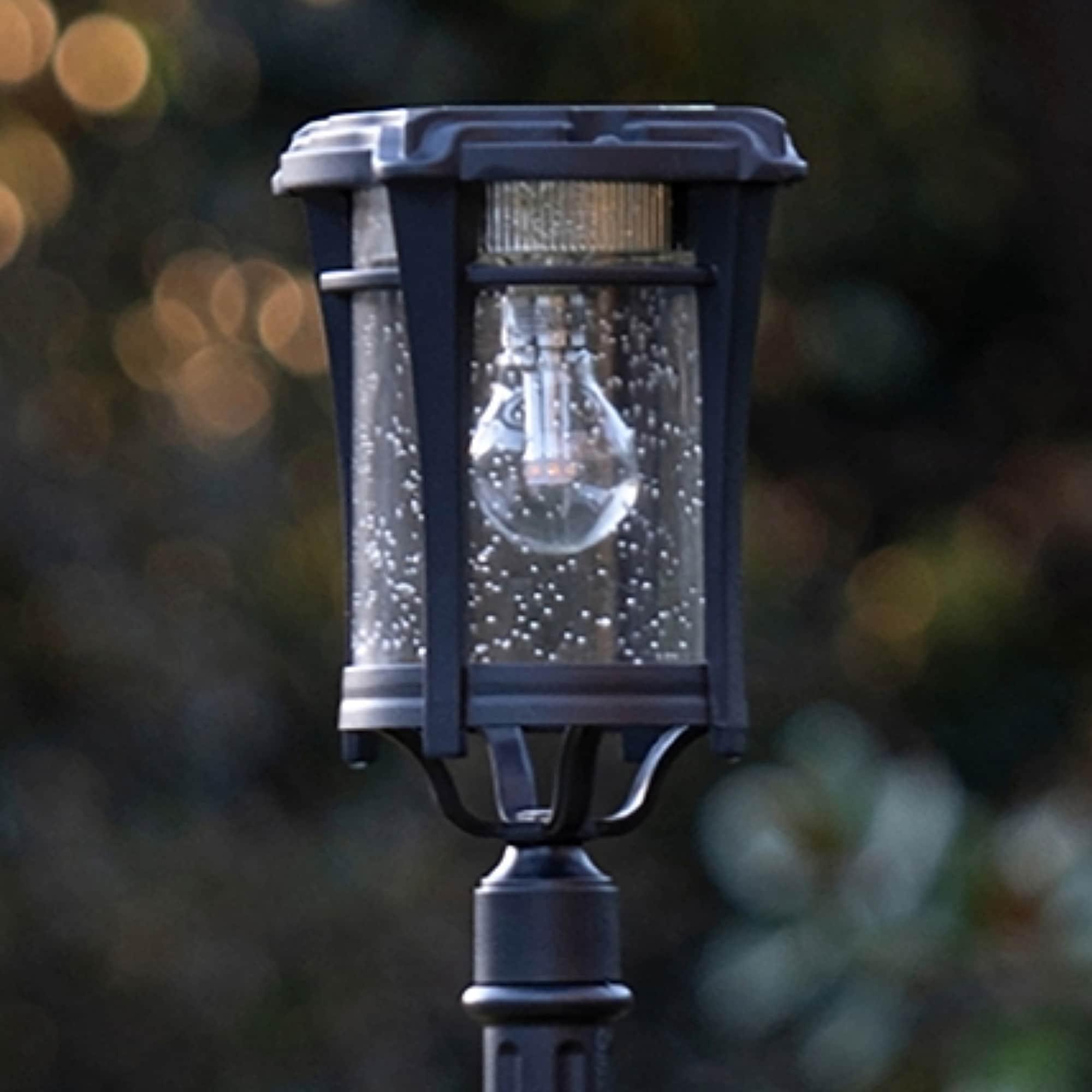 Aurora Bulb Post Lamp with EZ Anchor