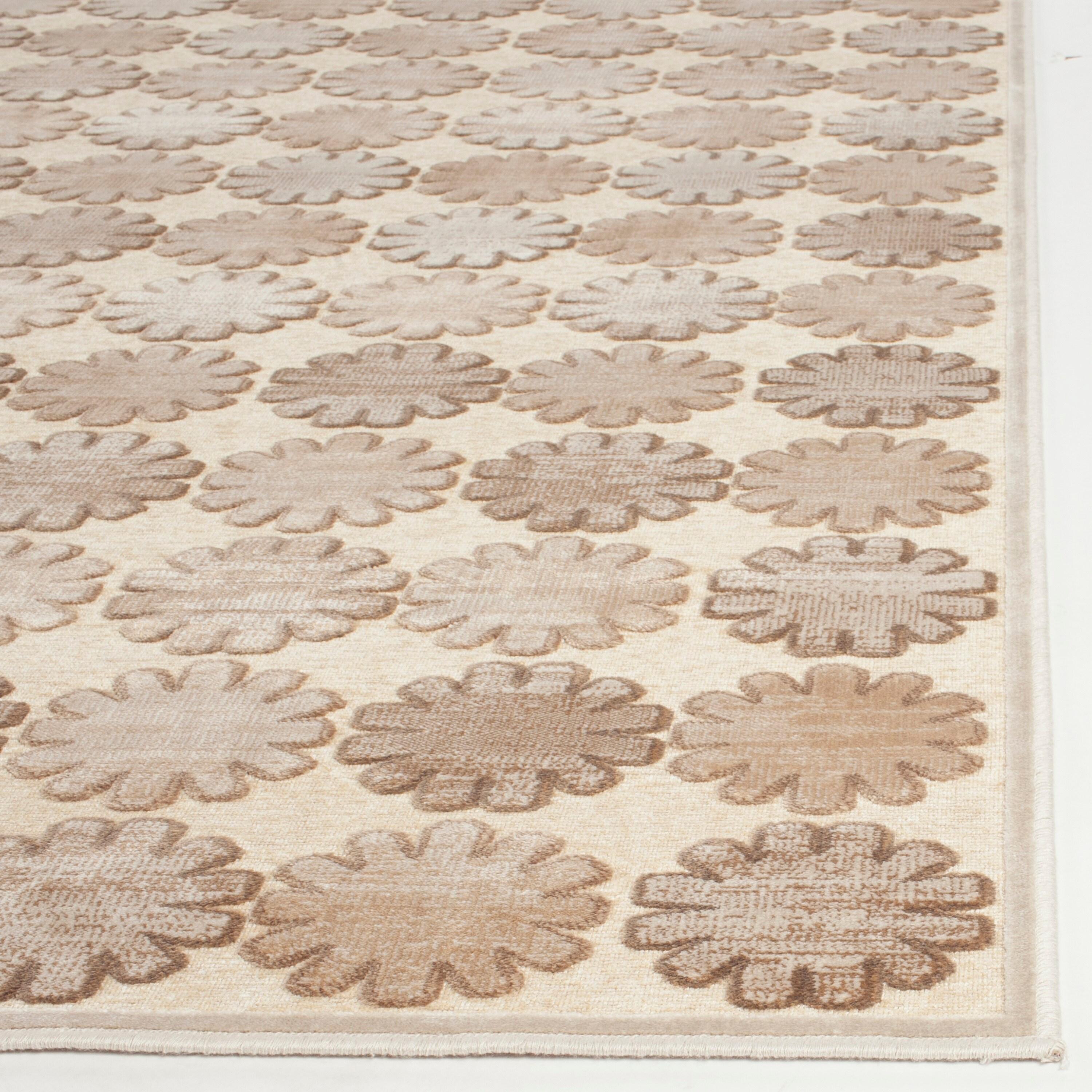 Martha Stewart Collection - MSR7430 - Indoor Power Loomed Area Rugs - Stone/Cream - 8'x10'