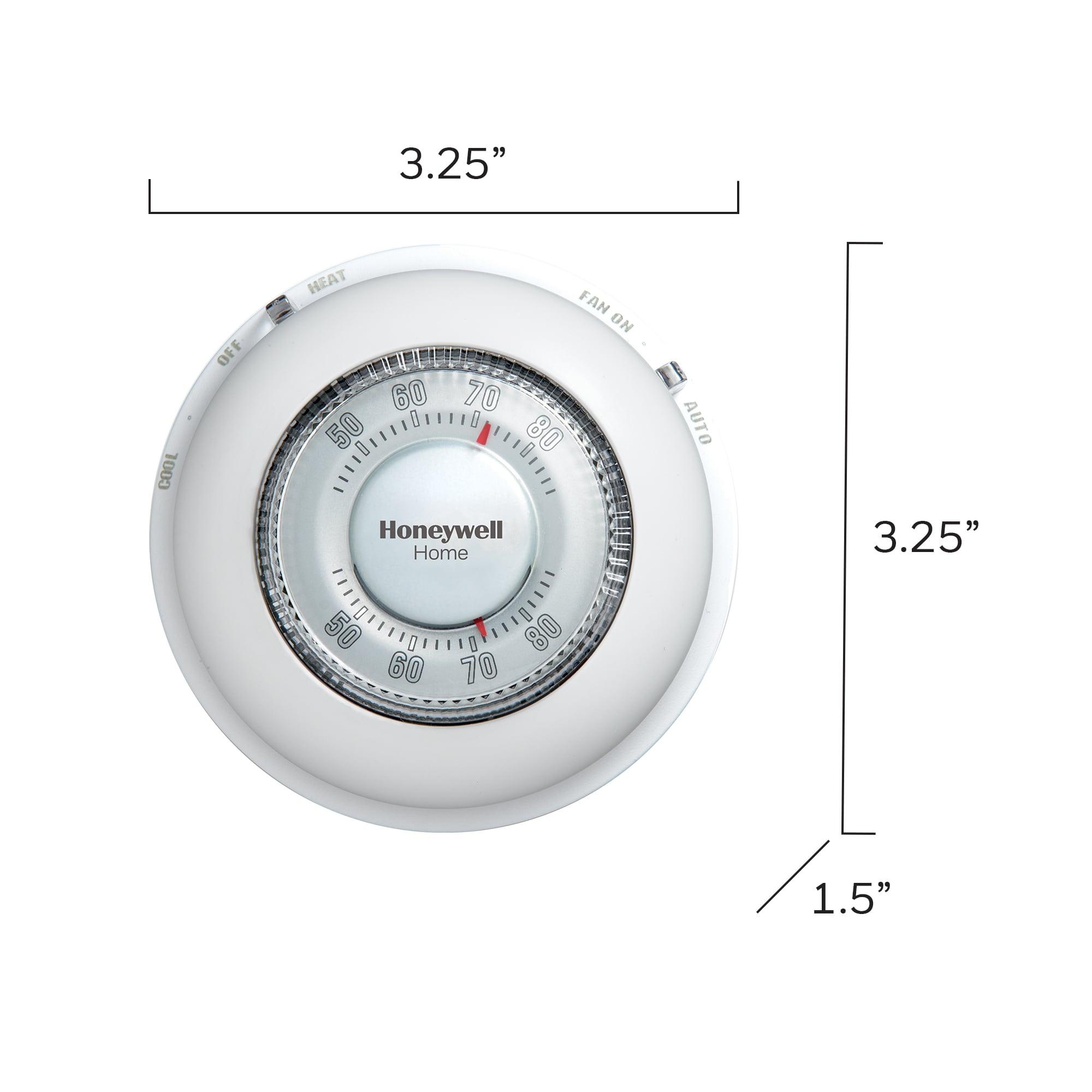 Honeywell Round Mechanical Thermostat Heat Only