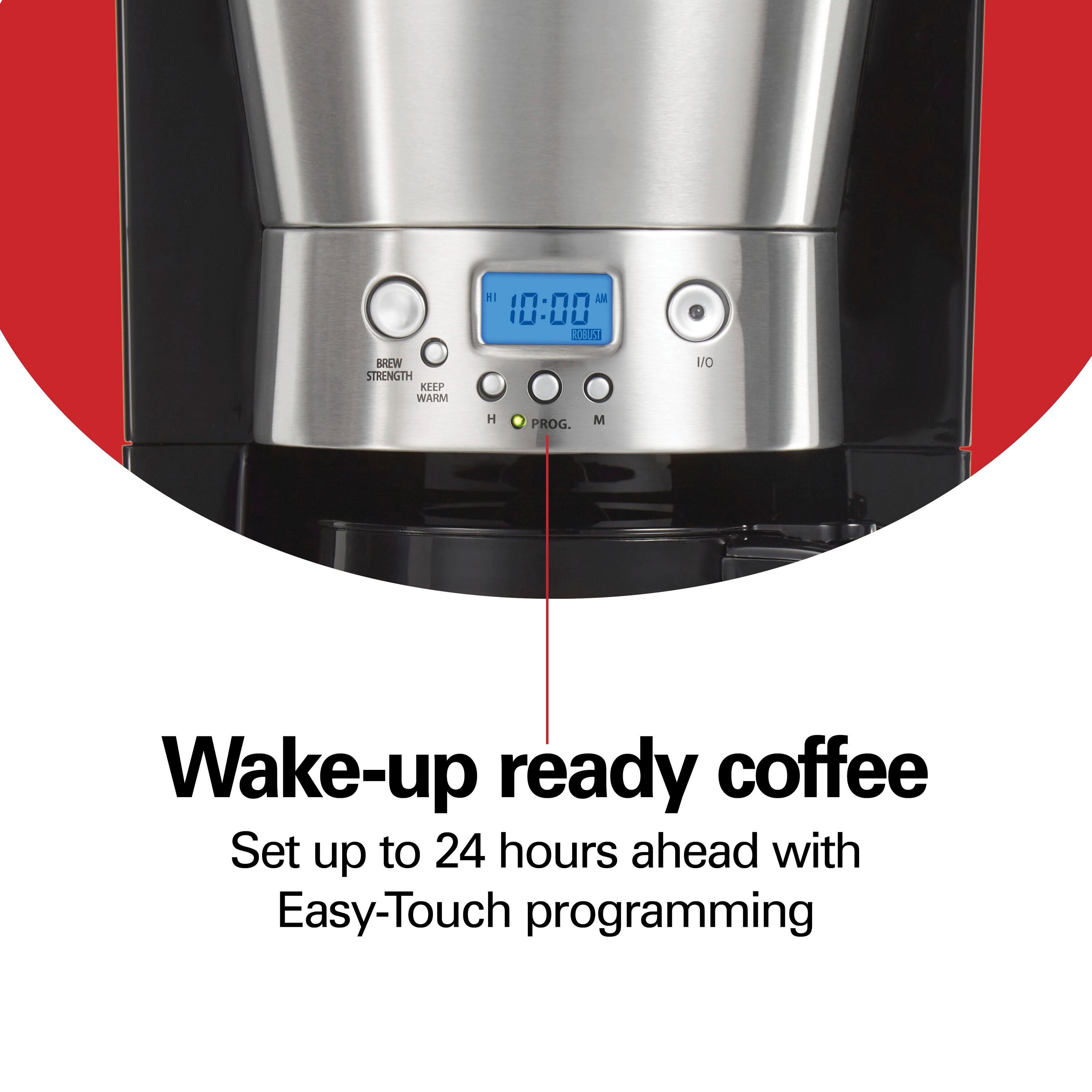 Hamilton Beach® Programmable Coffee Maker 12 Cup Capacity