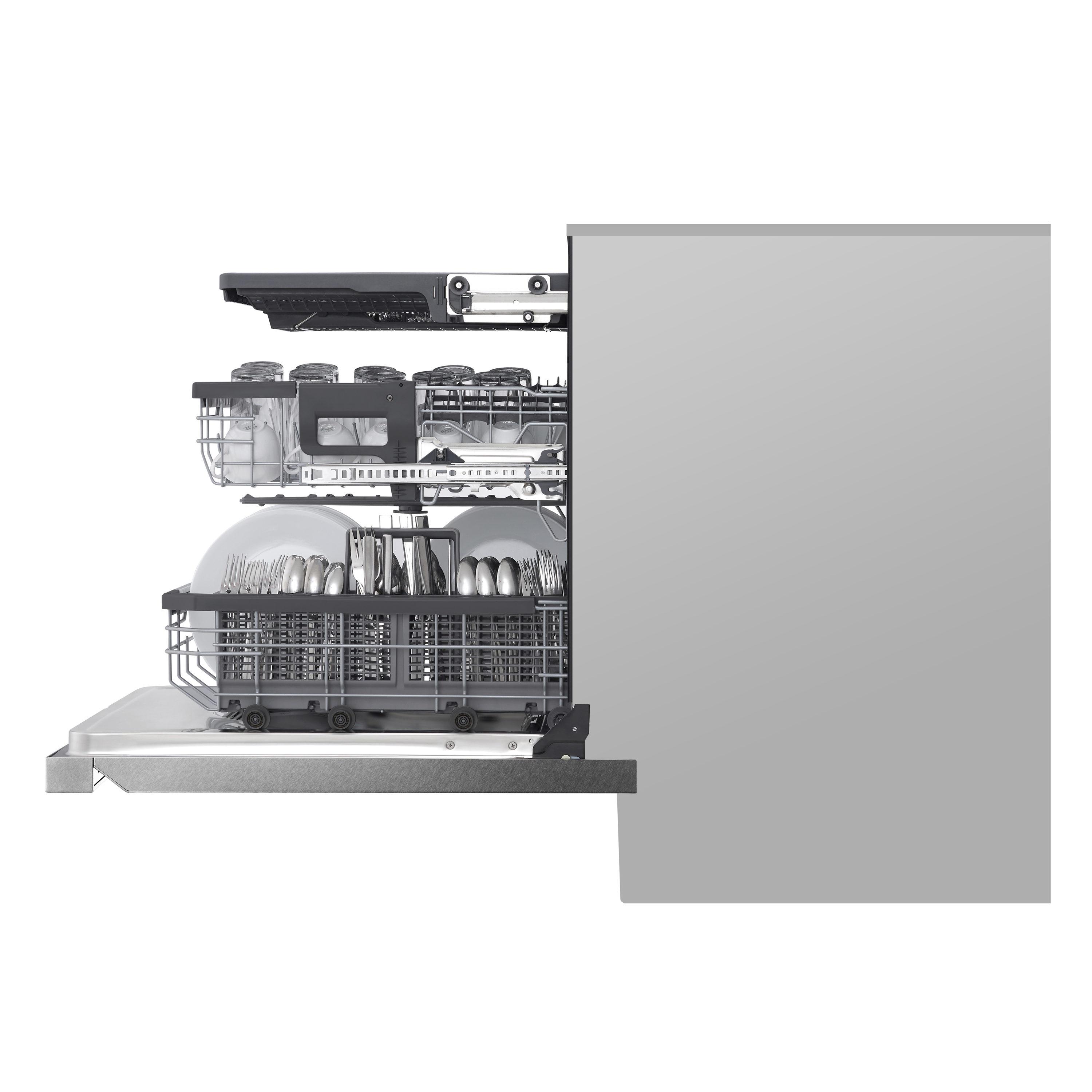 LG LG Smart Top Control Dishwasher with 1-Hour Wash & Dry, QuadWash® Pro, TrueSteam ®and Dynamic Heat Dry LDTH7972S