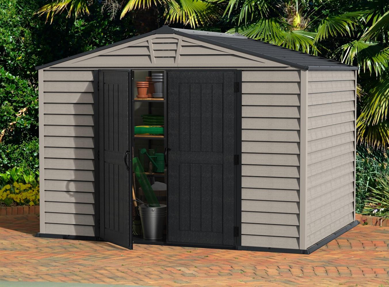 Storemax Plus 10 ft. W x 8 ft. D Vinyl Storage Shed