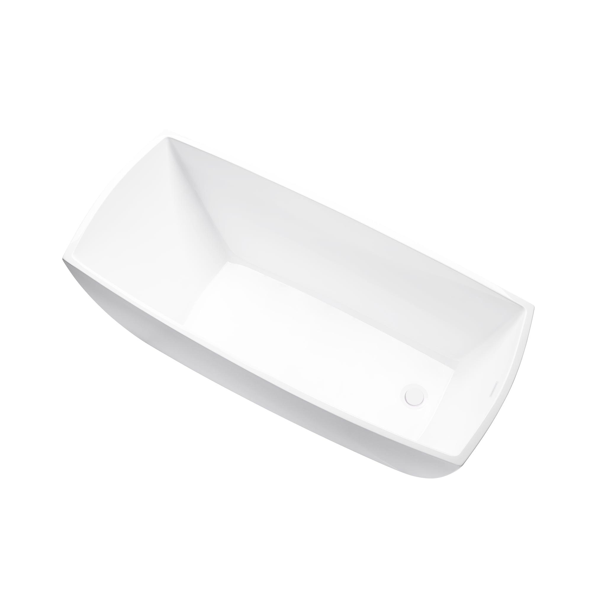 67" x 31" Freestanding Soaking Bathtub