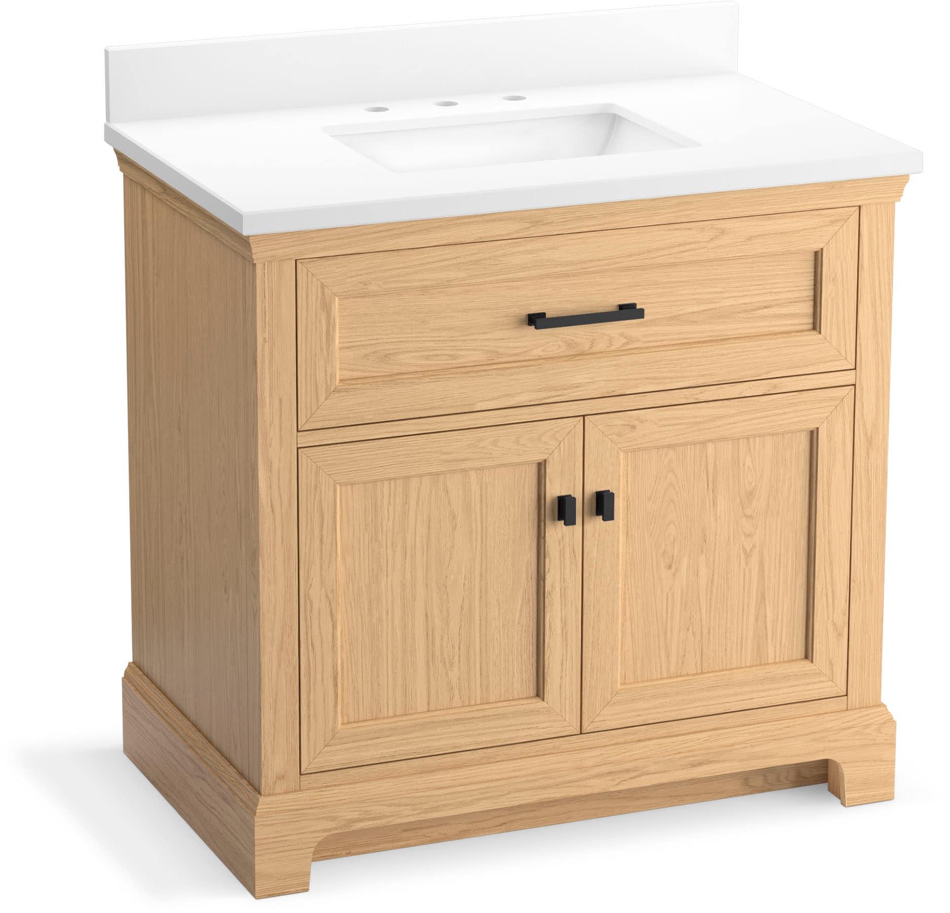 Charlemont 36 In. Bathroom Vanity Cabinet With Sink And Quartz Top