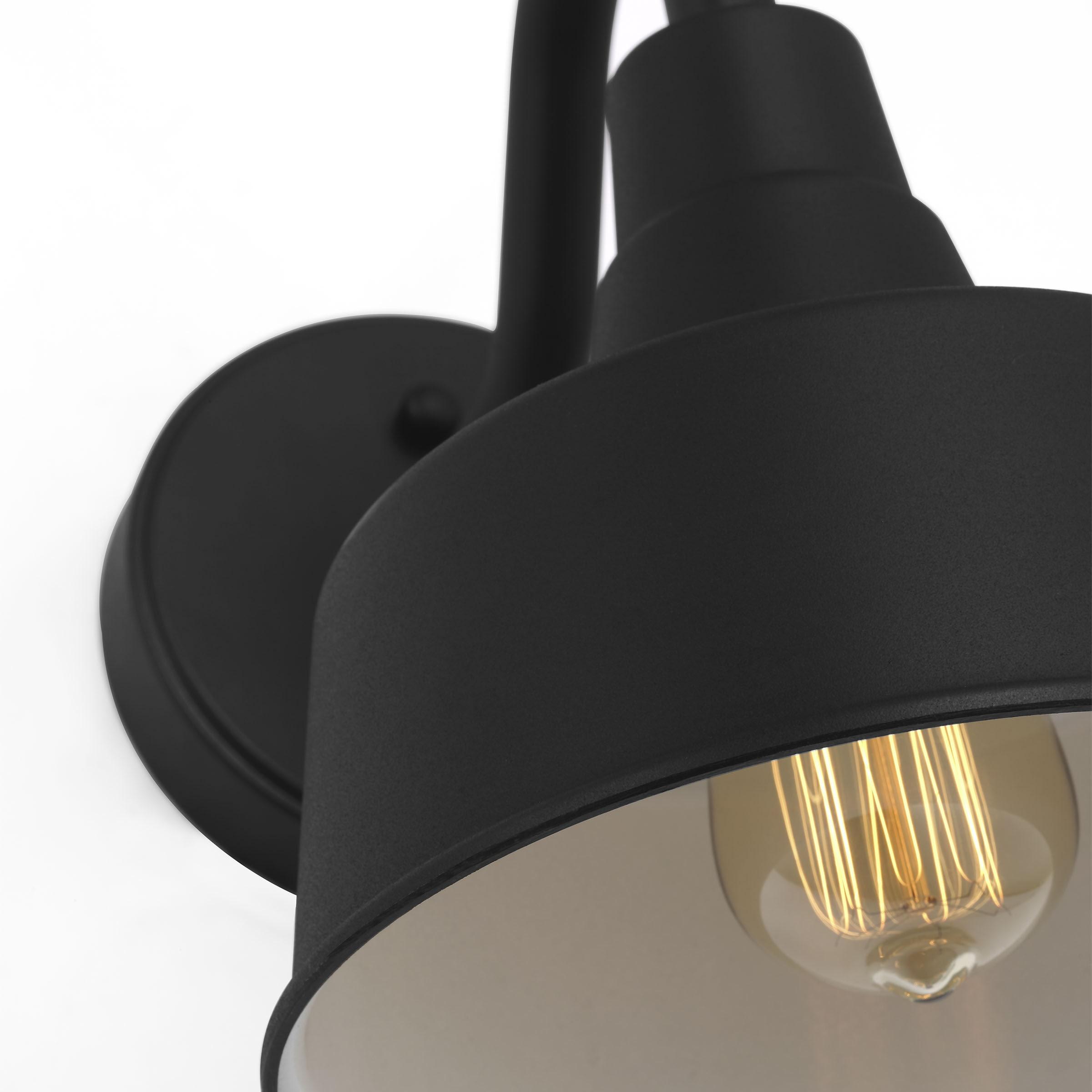 Single Light Dome Outdoor Wall Light