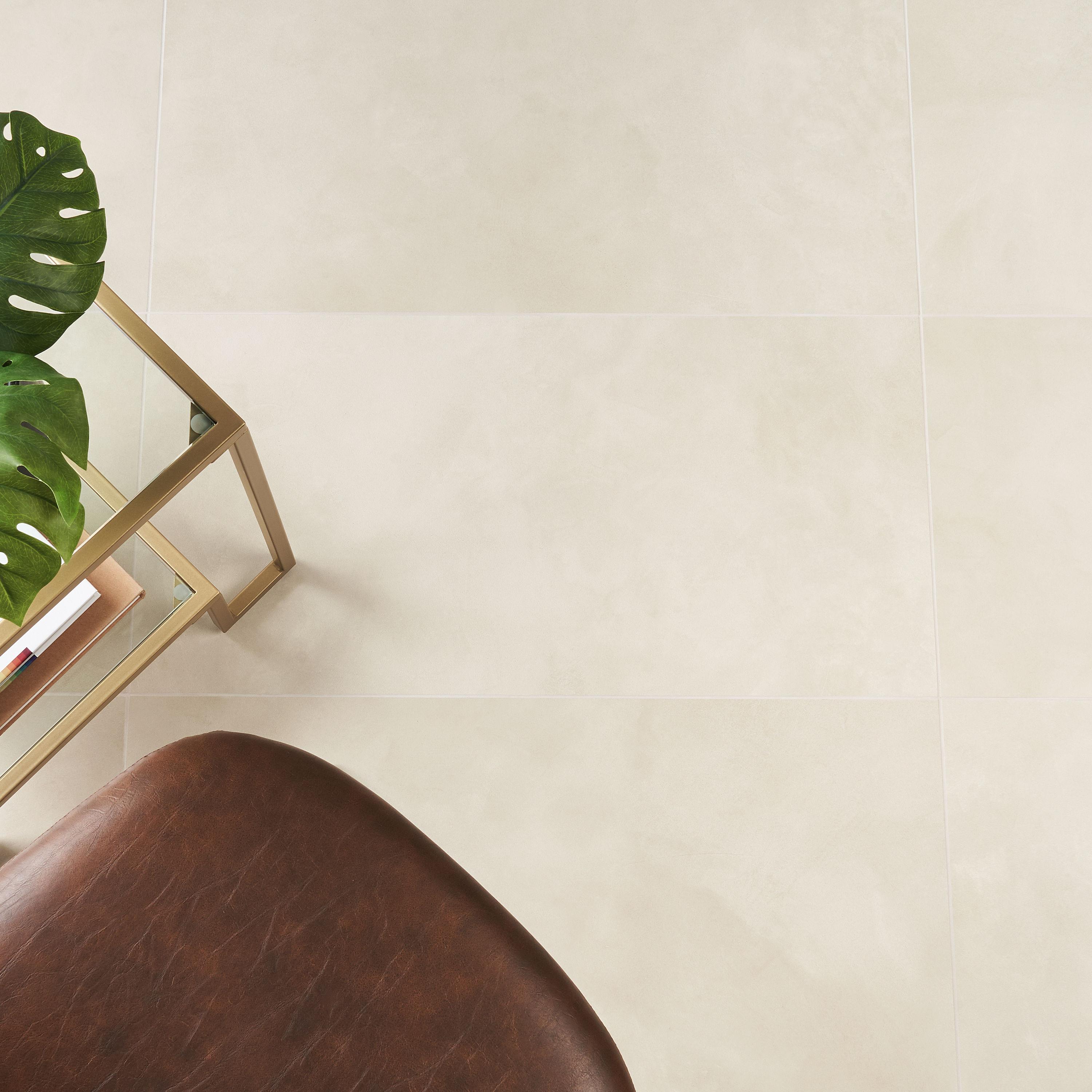 Bond Tile Ryx 15.74 in. x 31.49 in. Matte Porcelain Concrete Look Floor and Wall Tile (13.77 Sq. Ft. / Case)