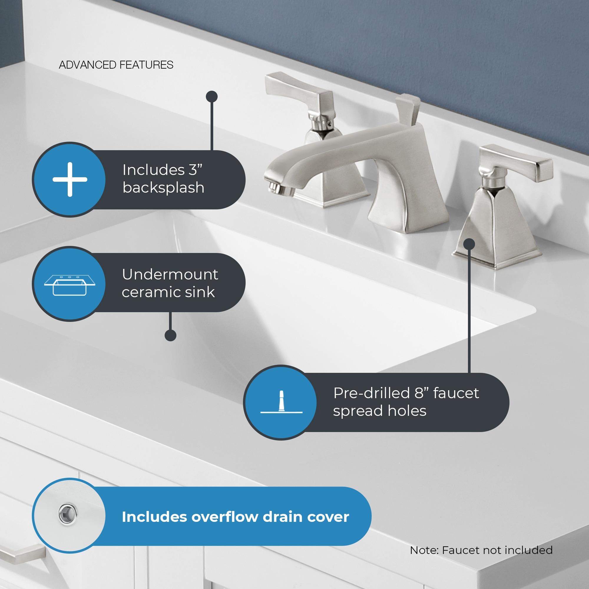 OVE Decors Tahoe 42" Single Bathroom Vanity Set with Mirror