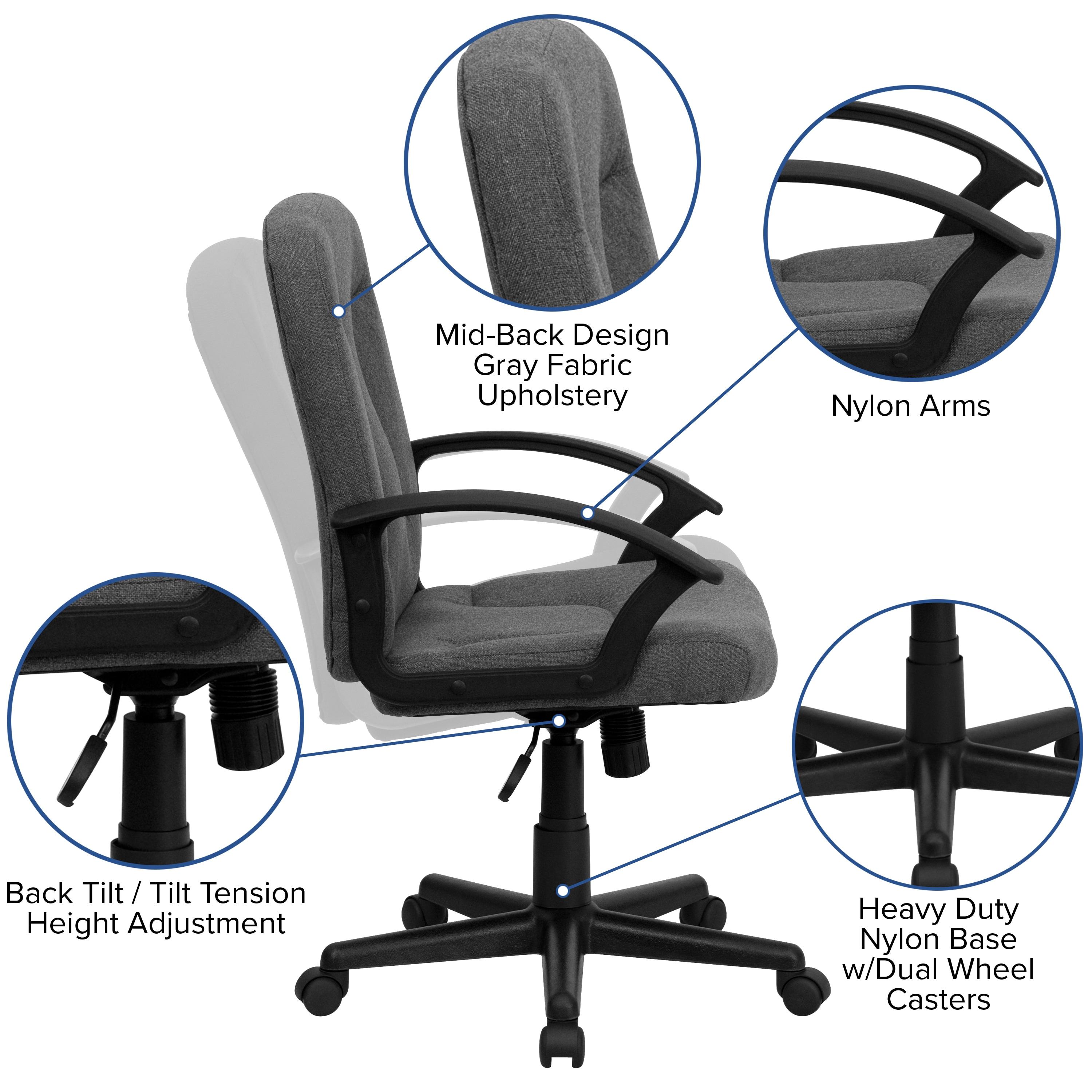 Executive Swivel Office Chair Gray - Flash Furniture