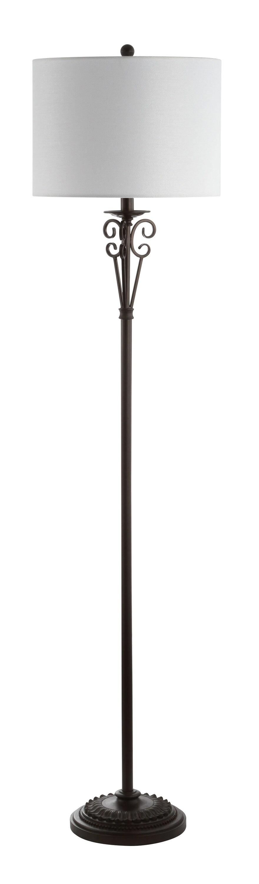 Tarri Floor Lamp - Antique Brass - Safavieh