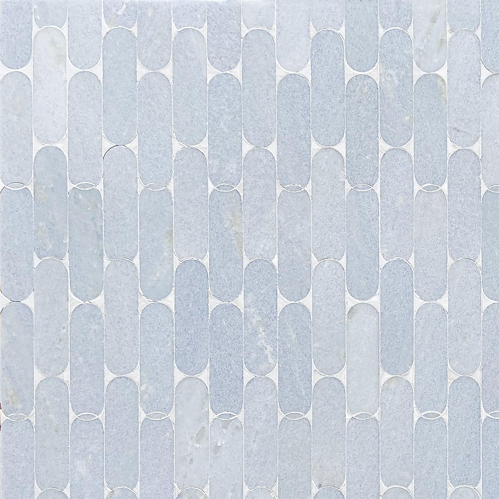 Nostradam 9.96" W x 11.22" L Marble and Brass Mosaic Tile (0.77 Sq. Ft. / Sheet)