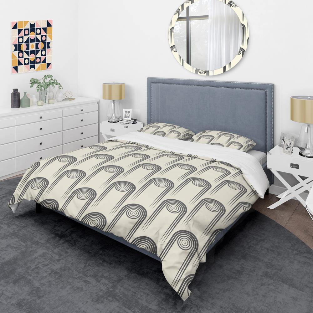 Modern & Contemporary Geometric Shapes Duvet Cover Set