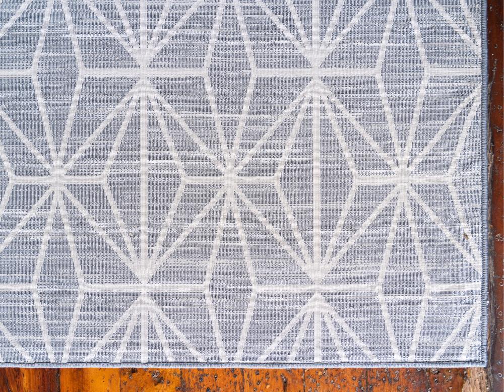 Jill Zarin Uptown Collection Area Rug - Fifth Avenue (8'  x 10' Rectangle Navy Blue/Ivory)