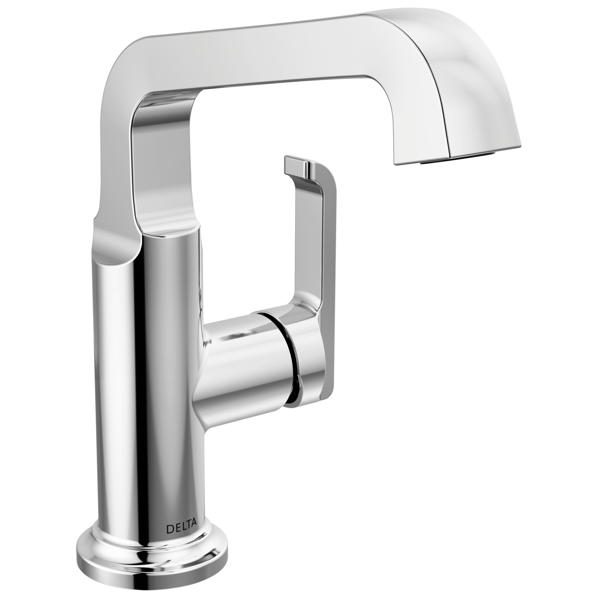 Tetra Polished Chrome Single Handle Mid-Height Vessel Faucet