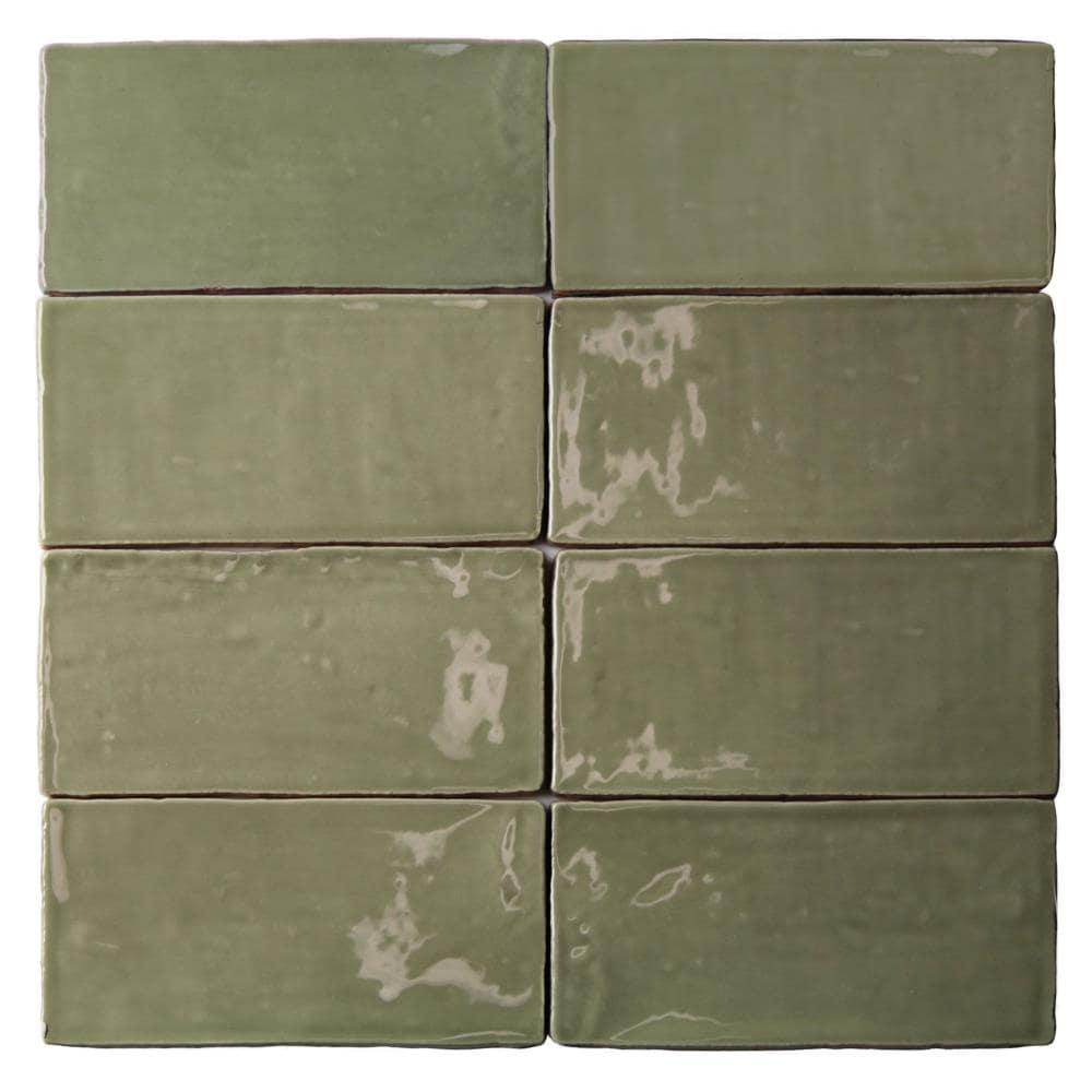 Barcelona 3" W x 6" L Polished Ceramic Subway Wall Tile (5.38 Sq. Ft. / Case)