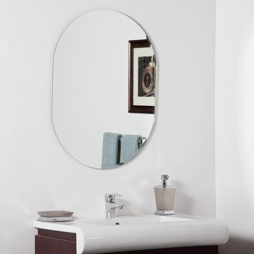 Decor Wonderland Khloe Modern Frameless Bathroom Vanity Mirror
