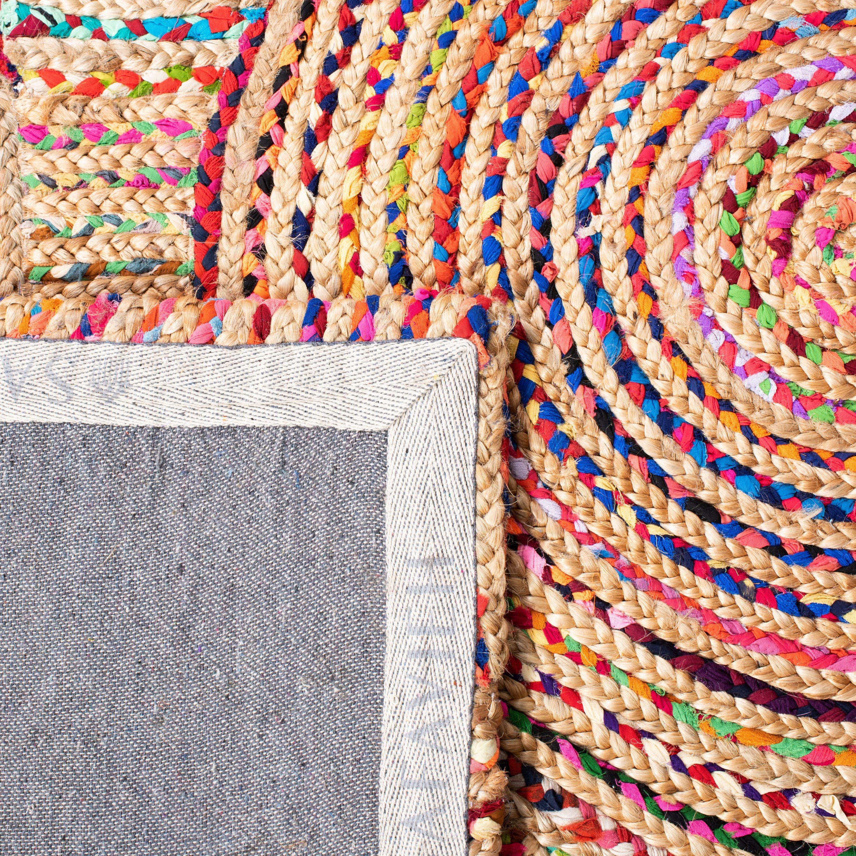 Cape Cod CAP604 Hand Woven Area Rug - Natural/Multi - 5'x8' - Safavieh.