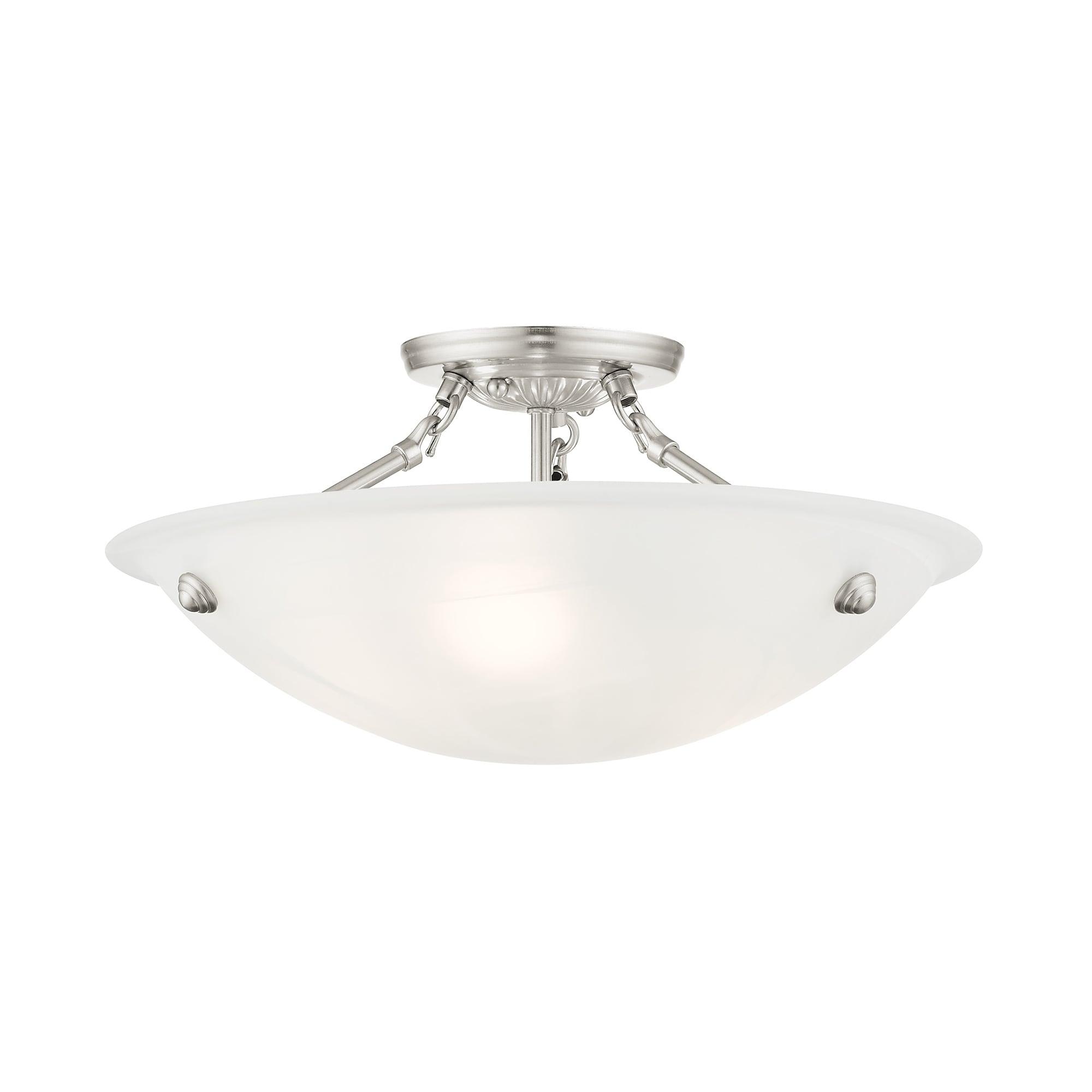 Livex Lighting - Oasis - 3 Light Flush Mount in Contemporary Style - 16 Inches