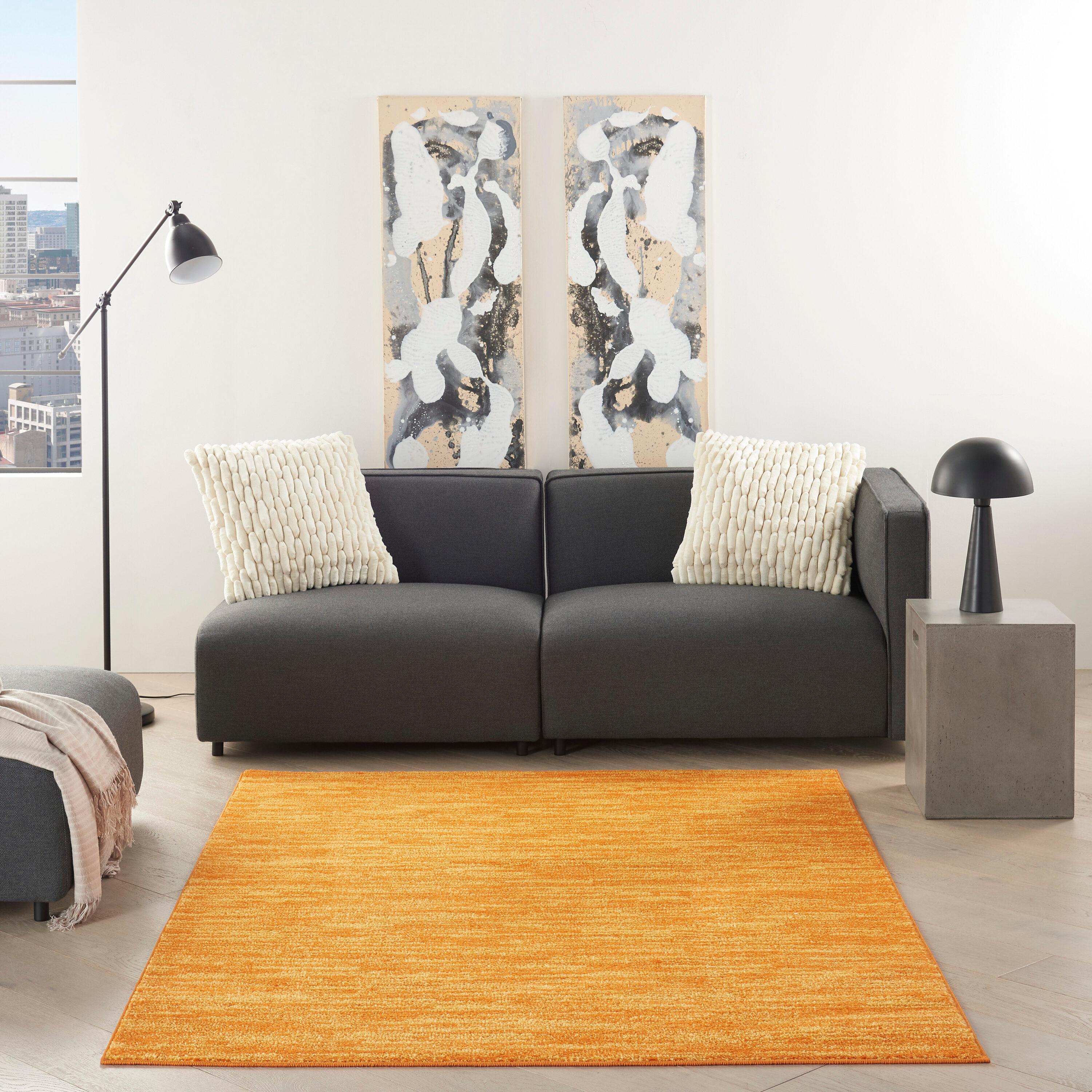 Nourison Essentials 6' x 9' Sunburst Indoor/Outdoor Rug