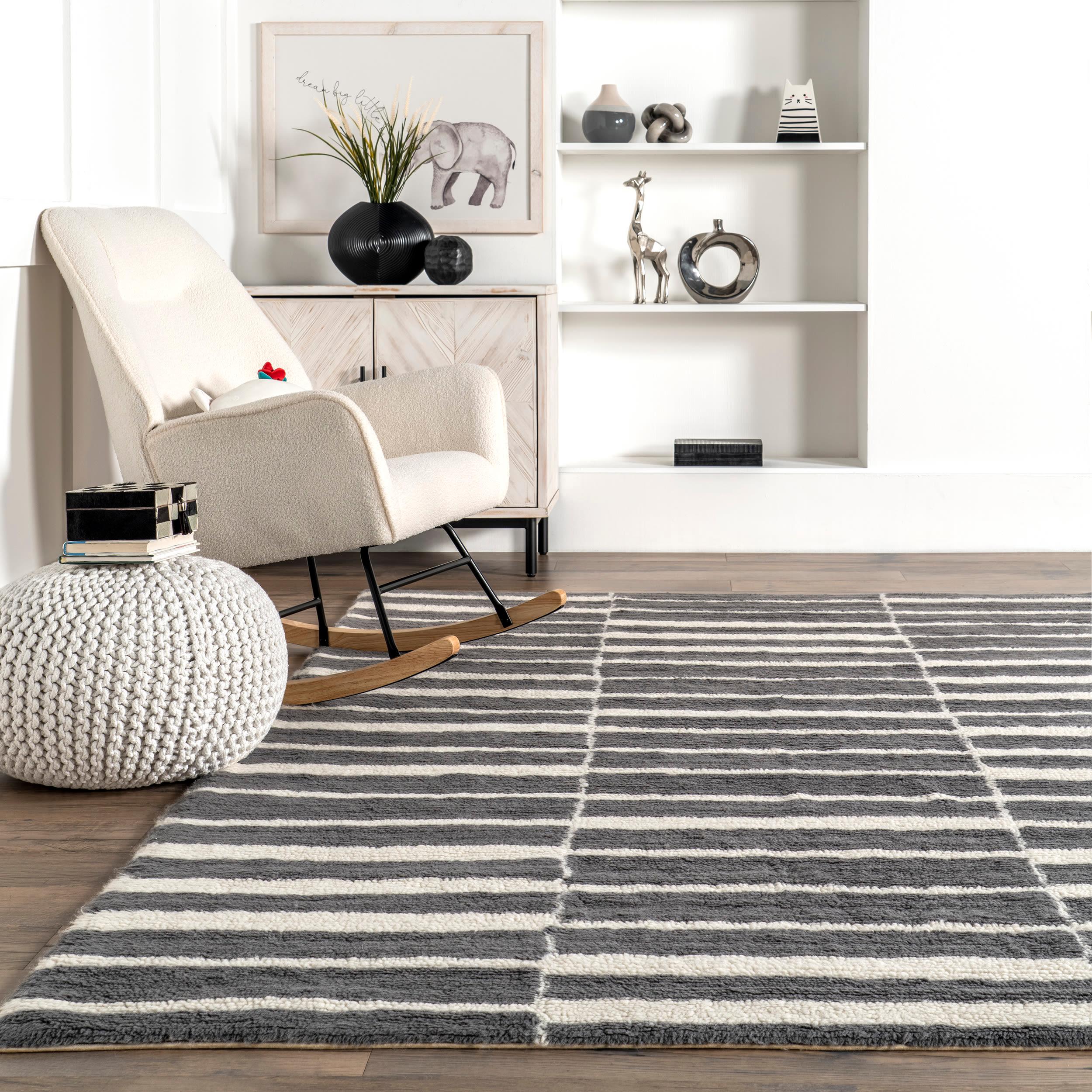Arvin Olano x Rugs USA Vlad Machine Washable Wool Area Rug