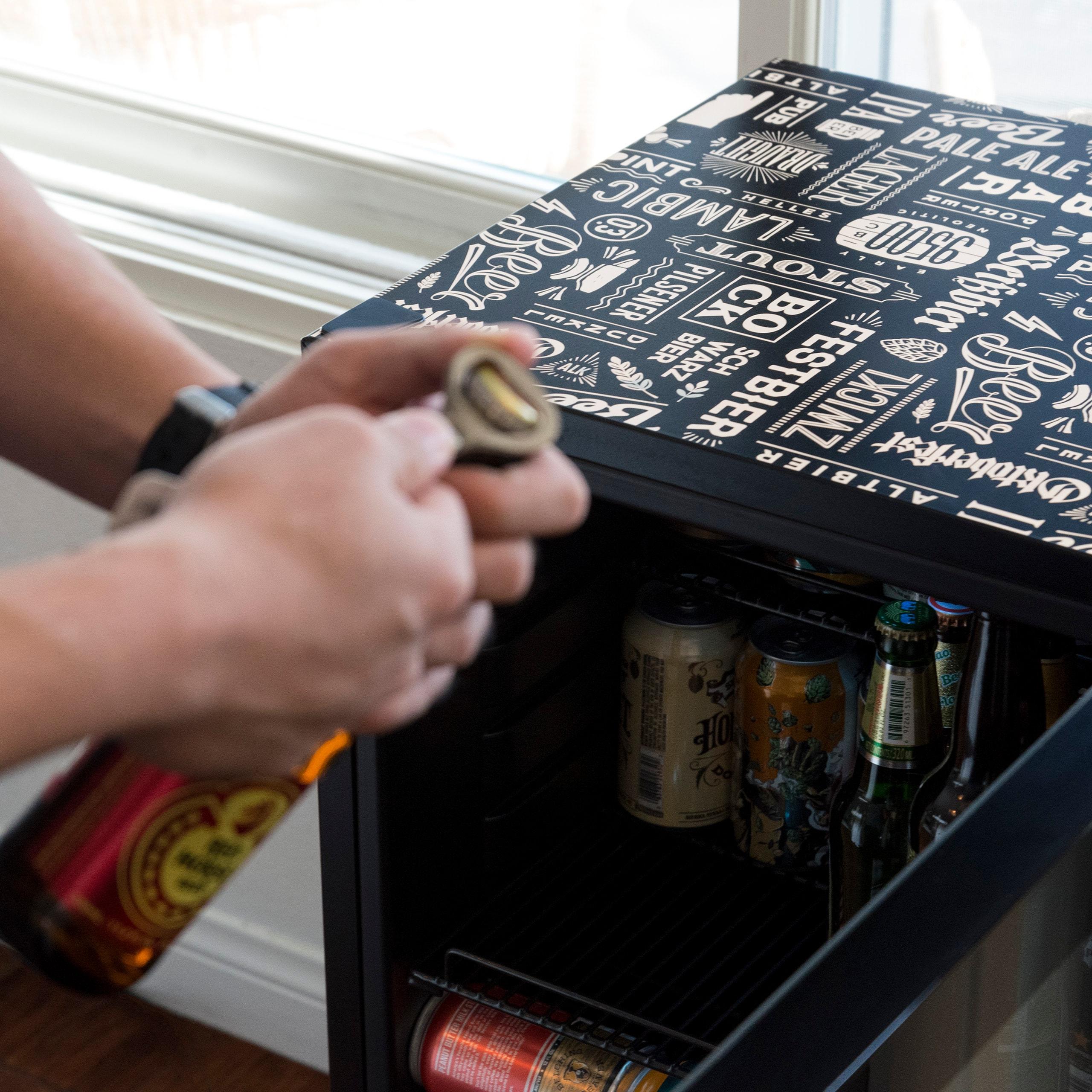 Newair Newair Custom Designed Freestanding 126 Can Beer Fridge with SplitShelf