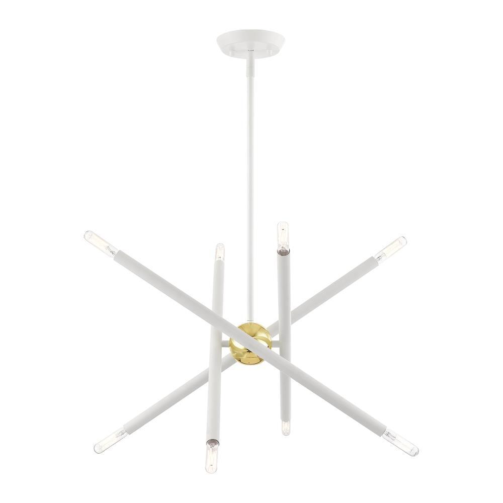 Livex Lighting Soho 8 - Light Chandelier in  White