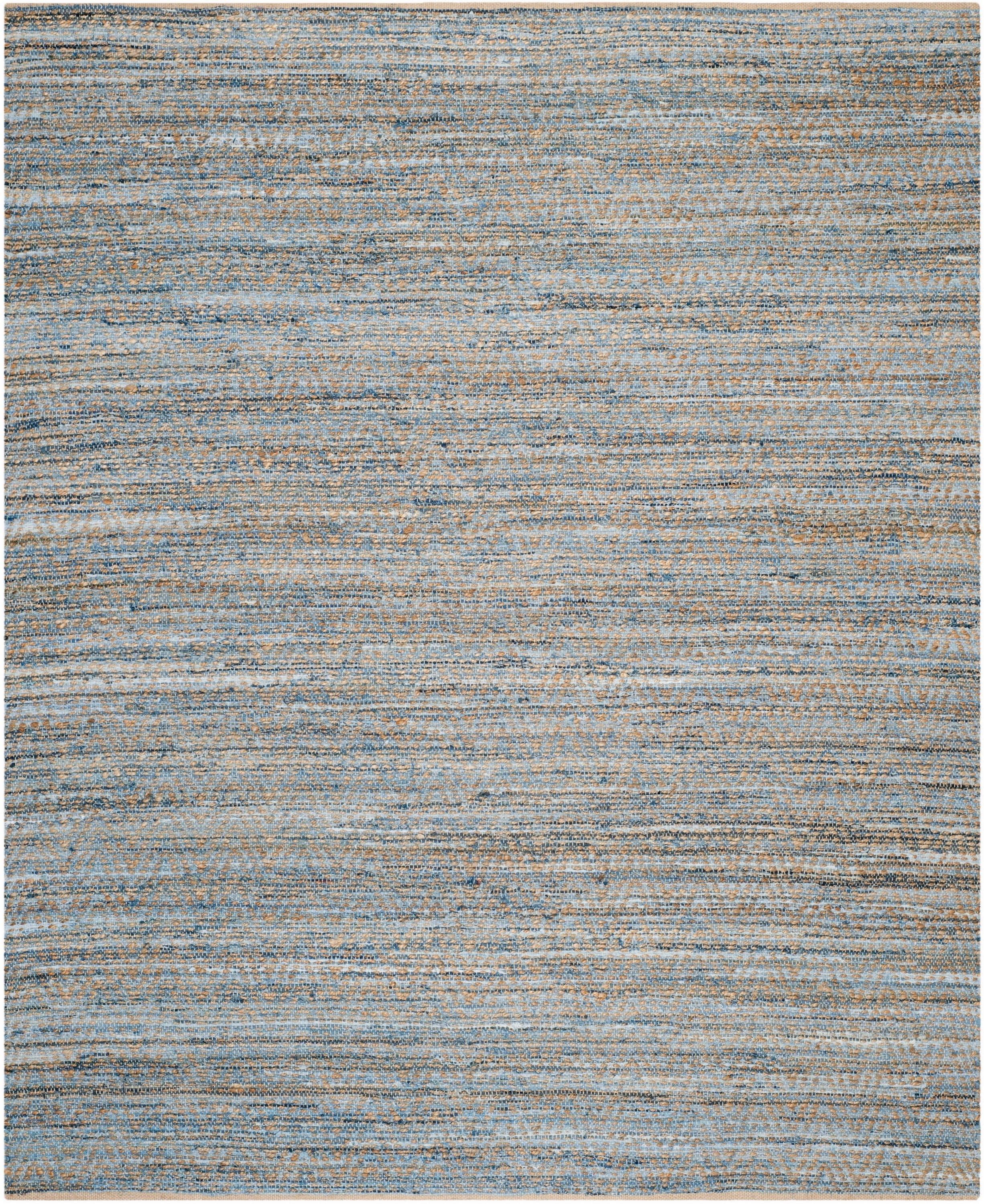 Cape Cod CAP350 Hand Woven Area Rug - Natural/Blue - 8'9"x11'9" - Safavieh.