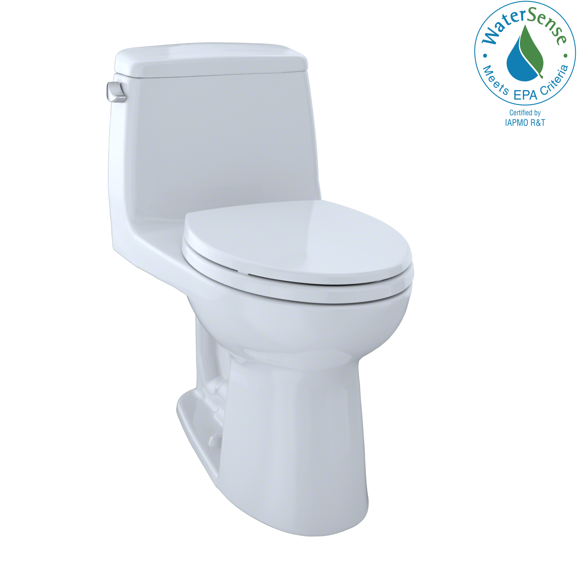 TOTO® Eco UltraMax® One-Piece Elongated 1.28 GPF Toilet with CEFIONTECT, Cotton White MS854114EG#01