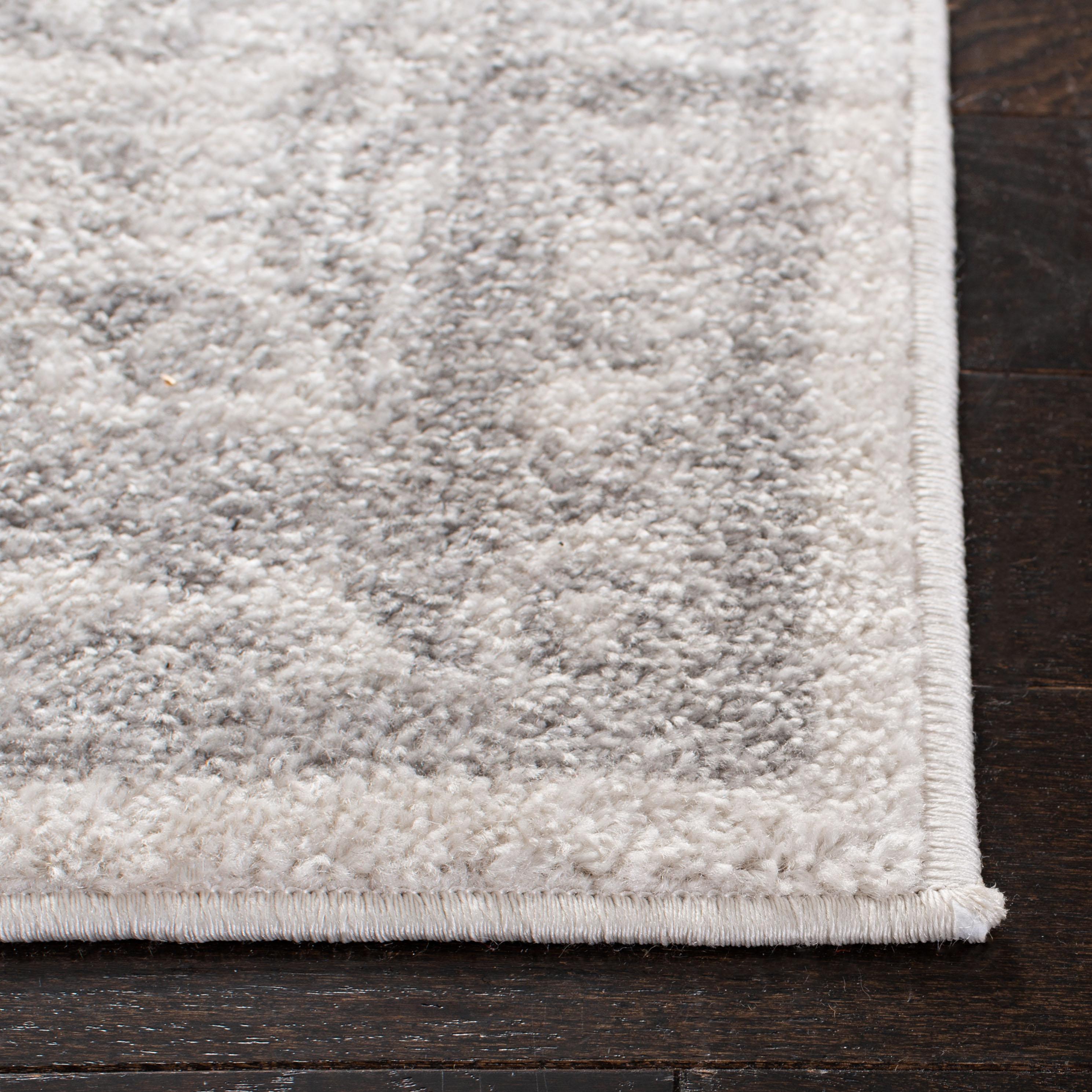 Adirondack ADR101 Power Loomed Runner Rug - Ivory/Silver - 2'6"x10' - Safavieh.