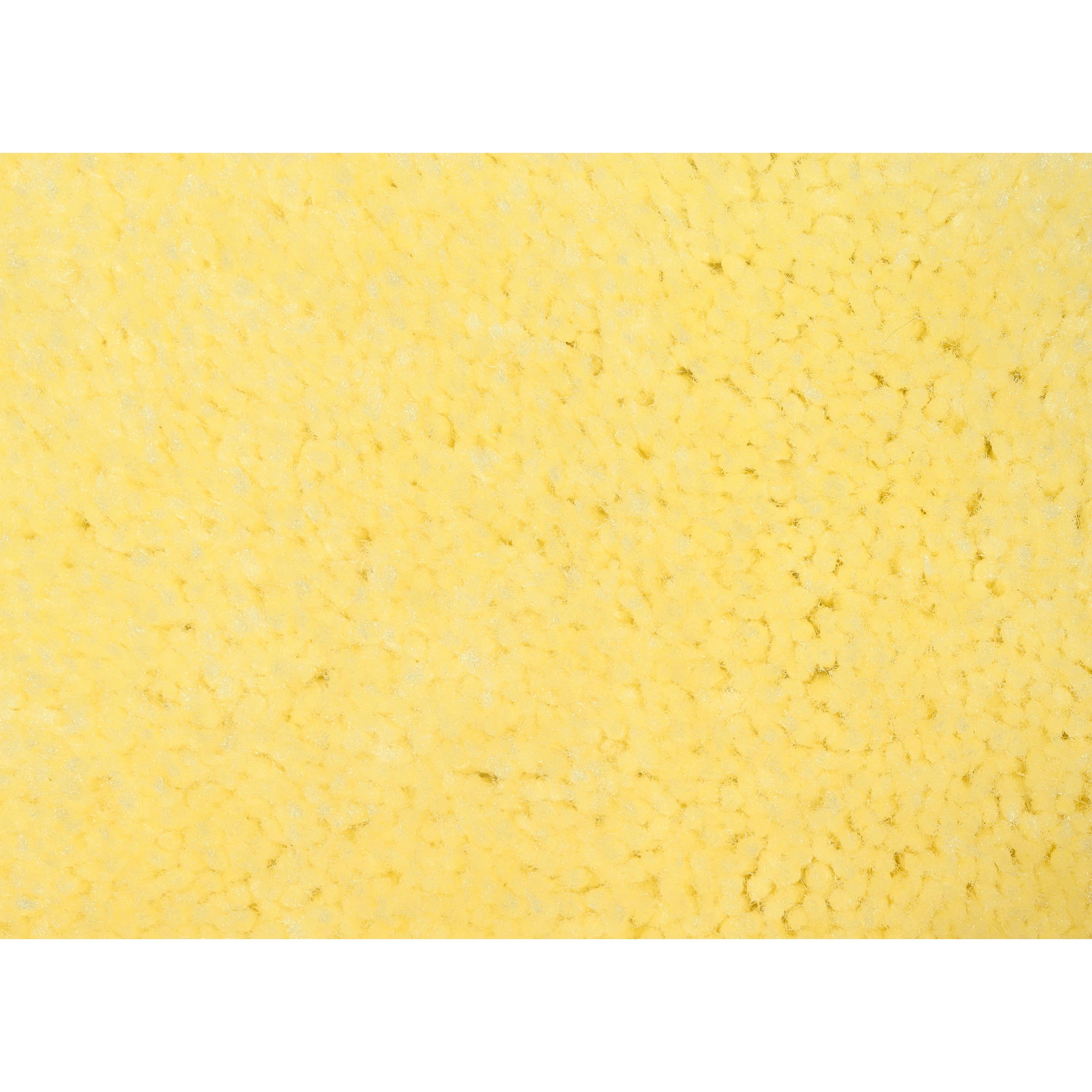 Garland Rug 24"x40" Traditional Plush Nylon Washable Bath Rug Yellow : Microfiber, Machine Washable, Non-Slip Backing