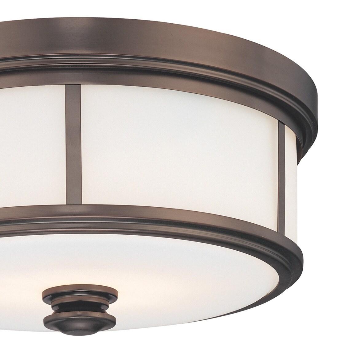 Harvard Court Glass Flush Mount