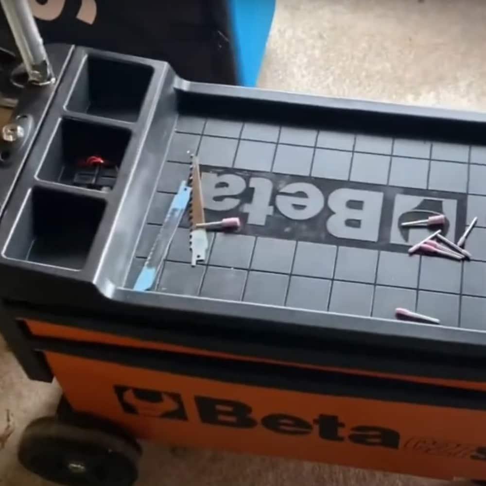 Beta Beta C27S Collapsible Tool Cart, 4” Steering Casters with Brake, 110 Pound Load Capacity