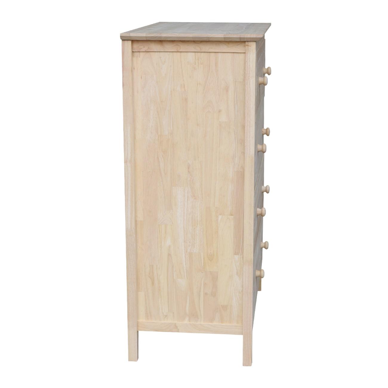 Brooklyn 4-Drawer Unfinished Wood Chest of Drawers