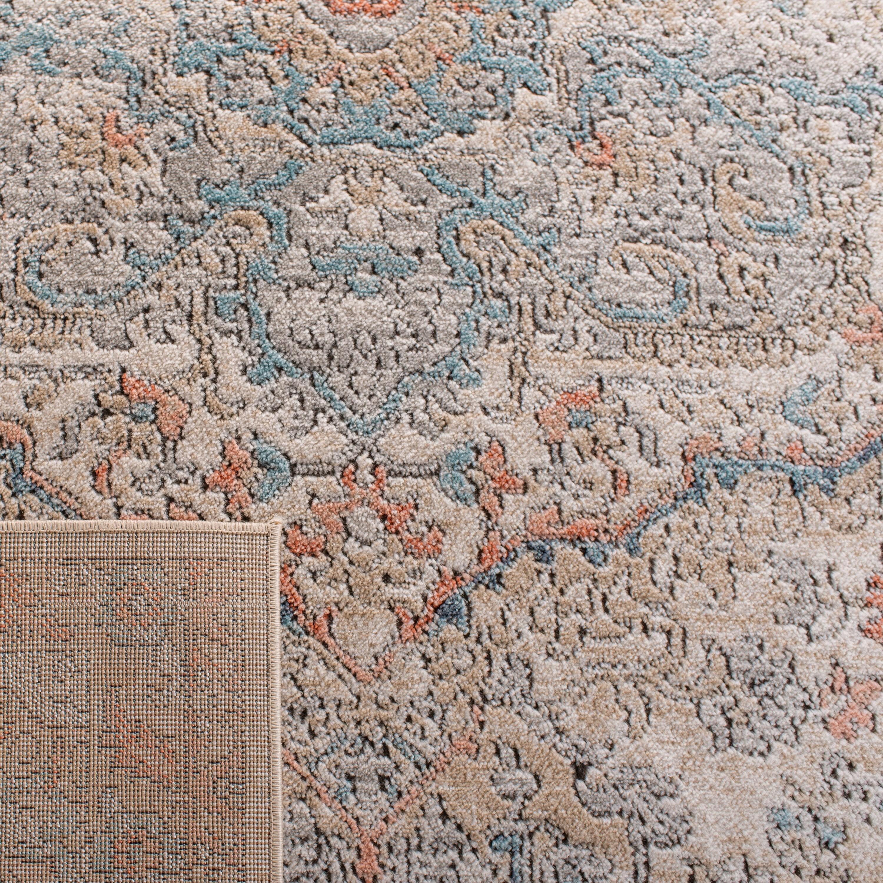Oregon ORE812 Power Loomed Area Rug - Grey/Blue - 5'1"x7'6" - Safavieh.