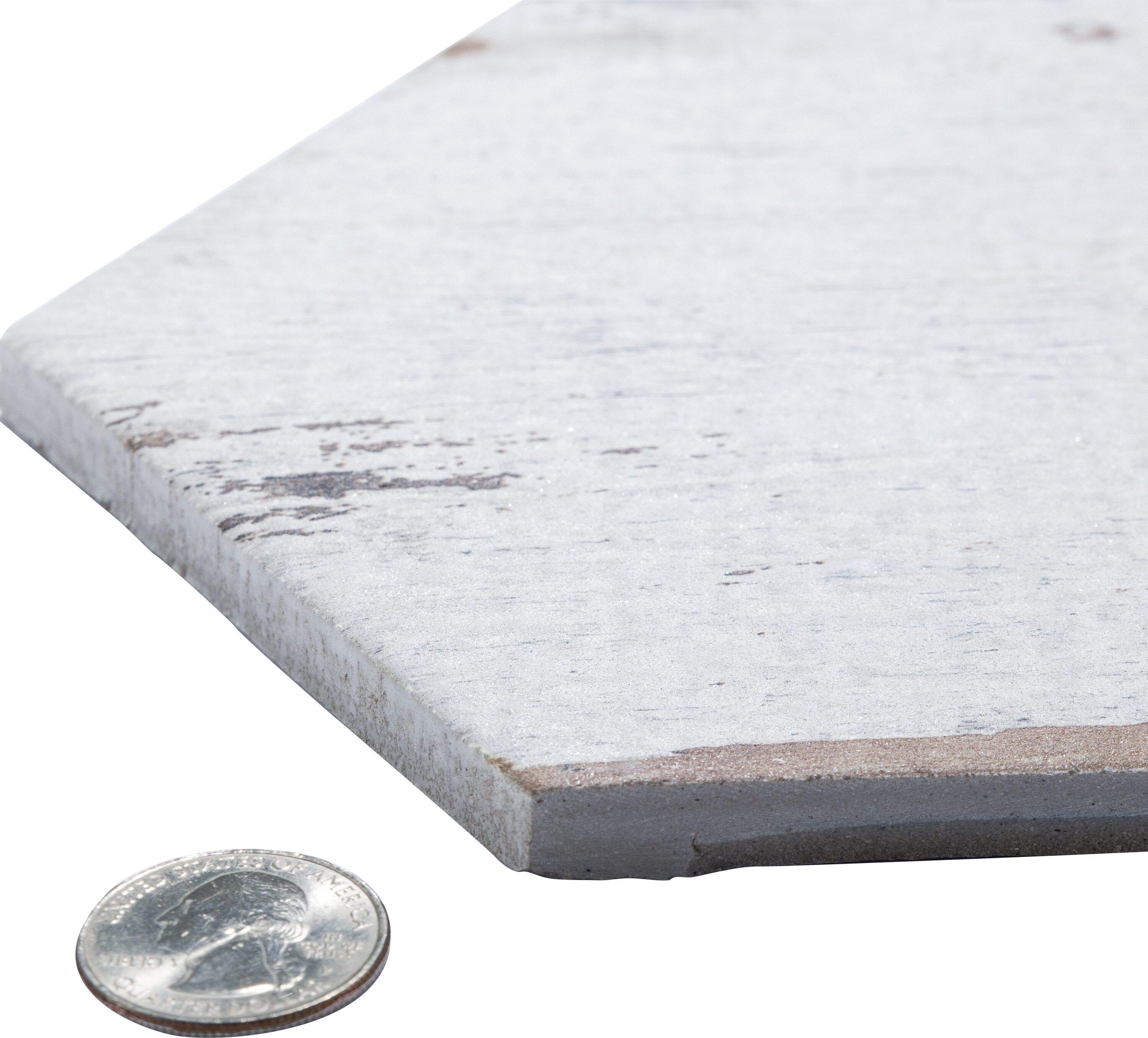 Retro 7" x 8" Porcelain Wood Look Wall & Floor Tile