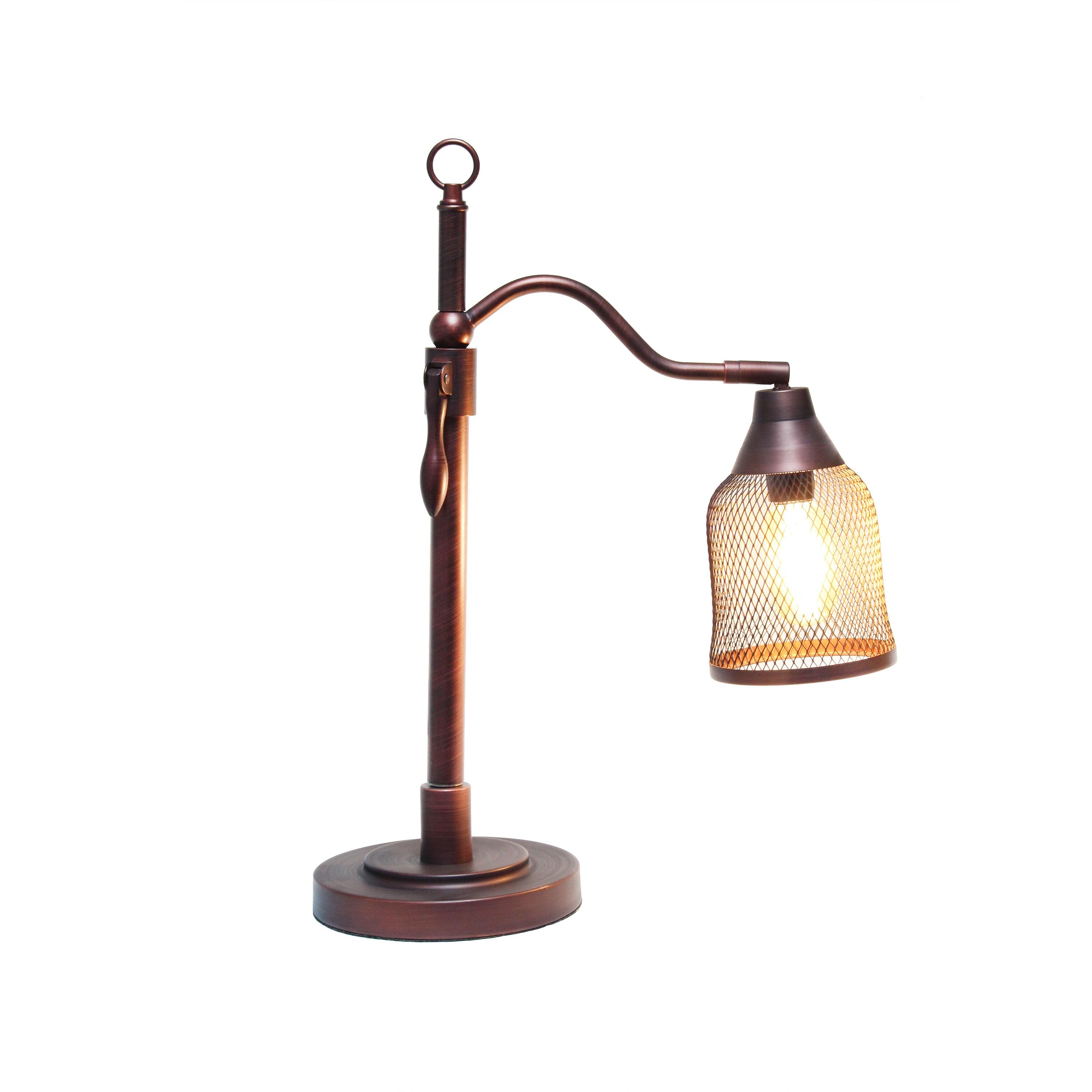 Williston Forge Fawnia 20.75" Red Bronze Arched Table Lamp & Reviews | Wayfair