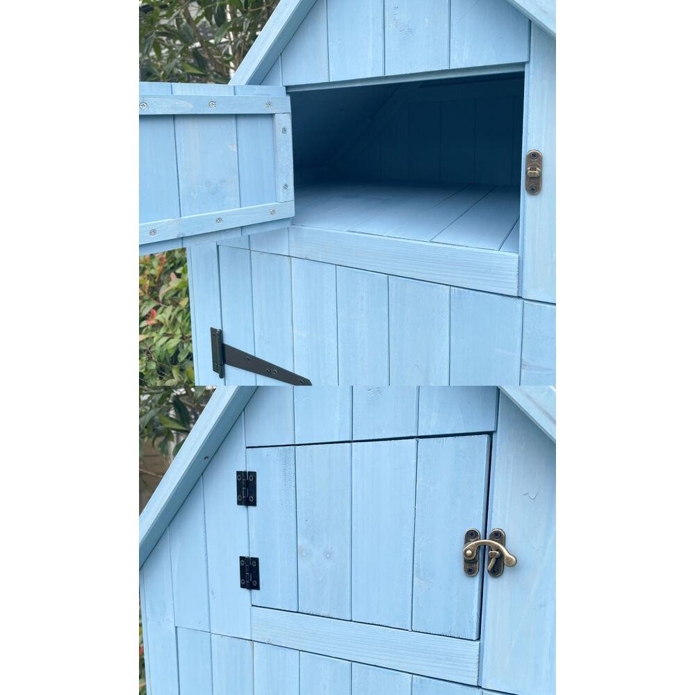 2 ft. 5 in. W x 2 ft D Solid Wood Storage Shed
